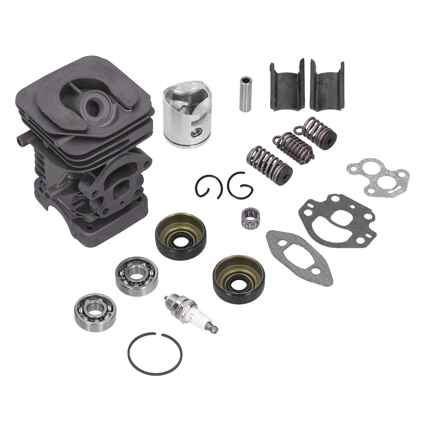 39mm Cylinder Piston Kit Chainsaw Cylinder Needle Bearing Spring Set for Husqvarna 235 236 236E 240 240E