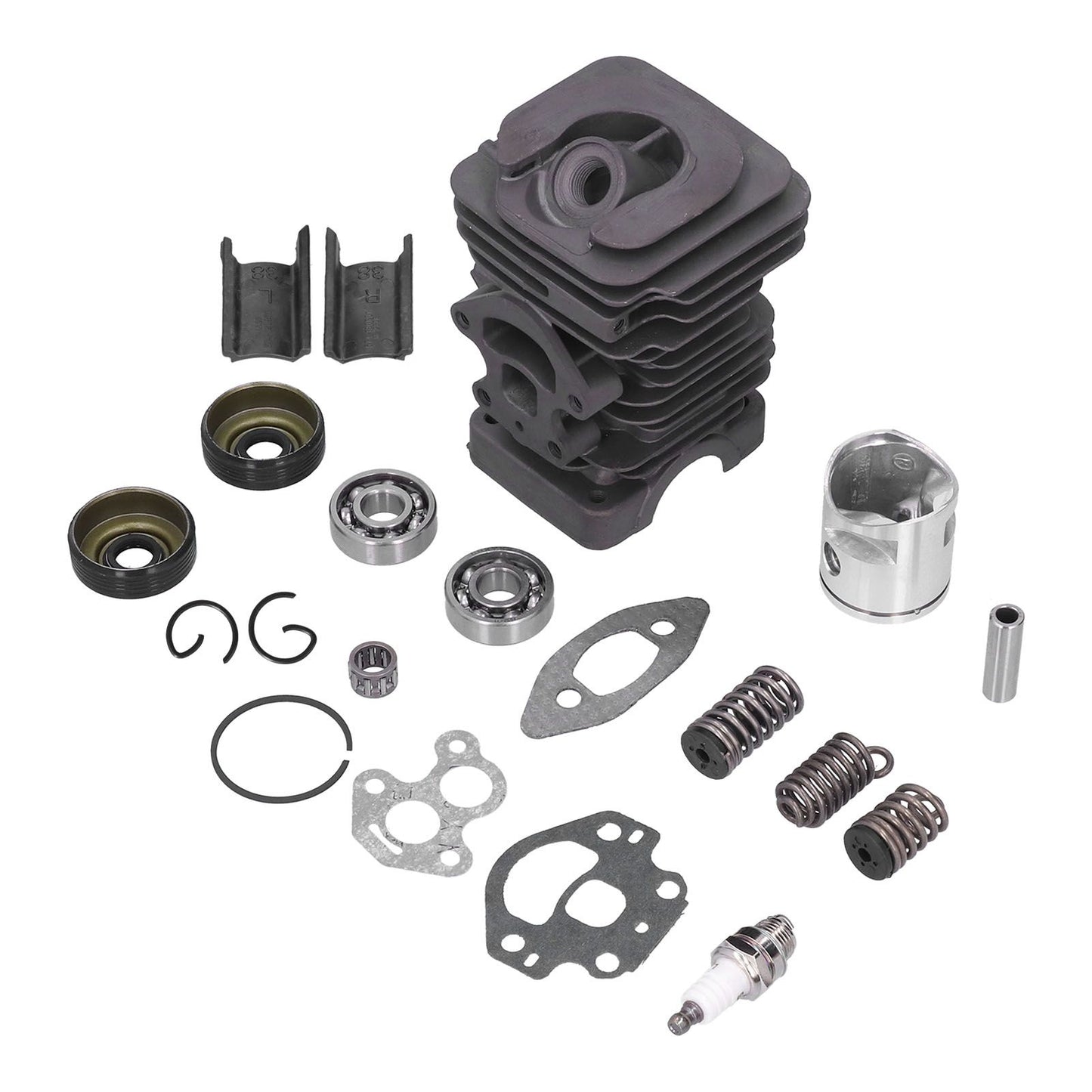 39mm Cylinder Piston Kit Chainsaw Cylinder Needle Bearing Spring Set for Husqvarna 235 236 236E 240 240E