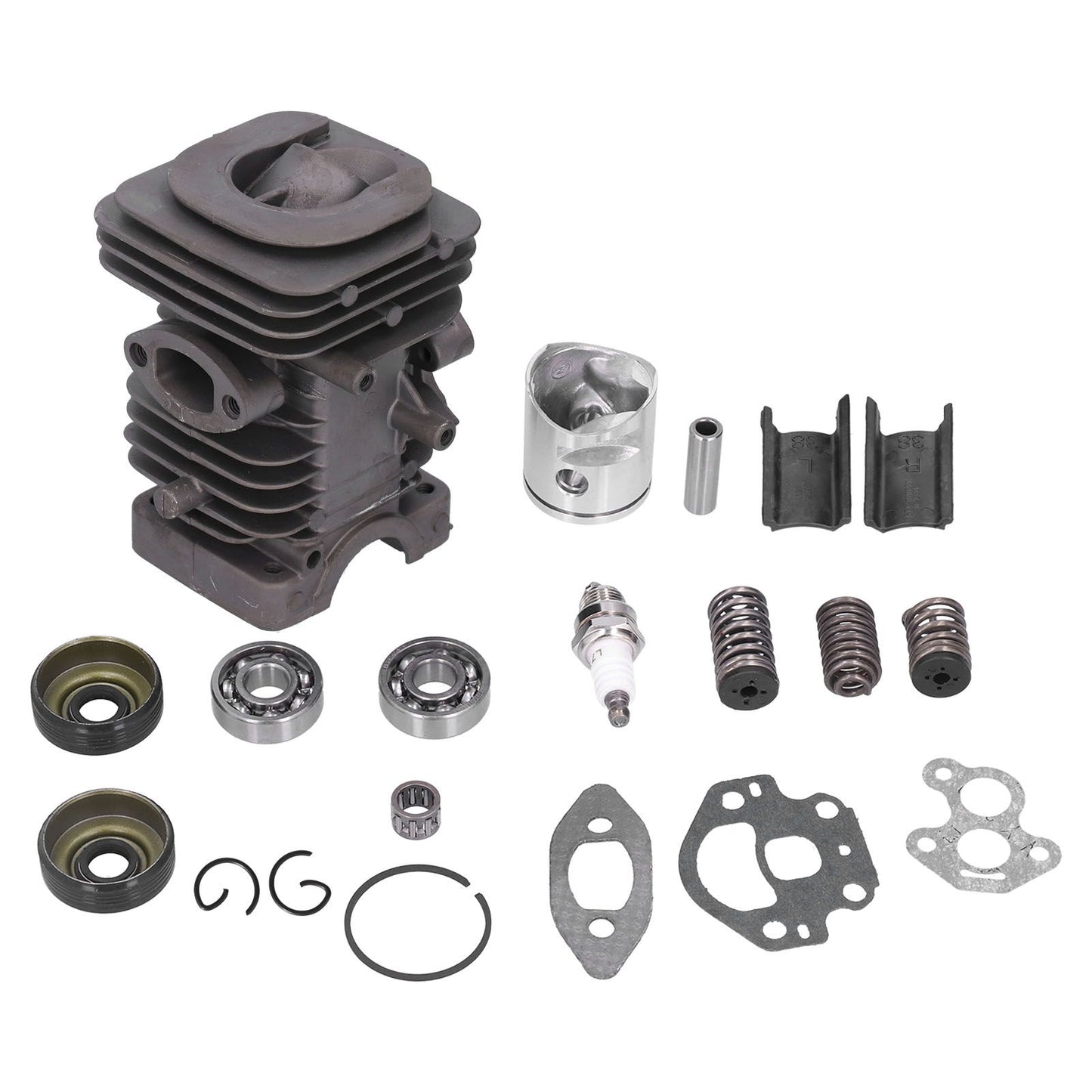 39mm Cylinder Piston Kit Chainsaw Cylinder Needle Bearing Spring Set for Husqvarna 235 236 236E 240 240E