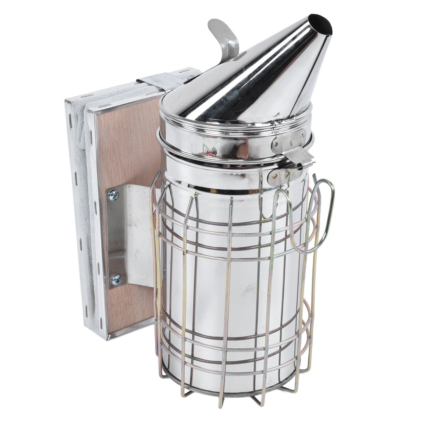 8Pcs/Set Beekeeping Kit Bee Brush Scraper Frame Clip Wire Embedder Beehive Smoker Queen Bee Cage Uncapping Tool