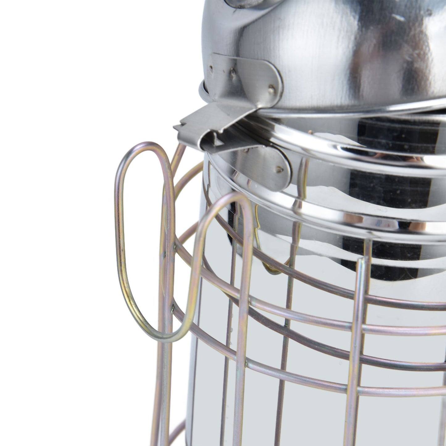 Pointed Beehive Smoker Stainless Steel Beekeeping Equipment Apiculture Tool for Outdoor Bee House