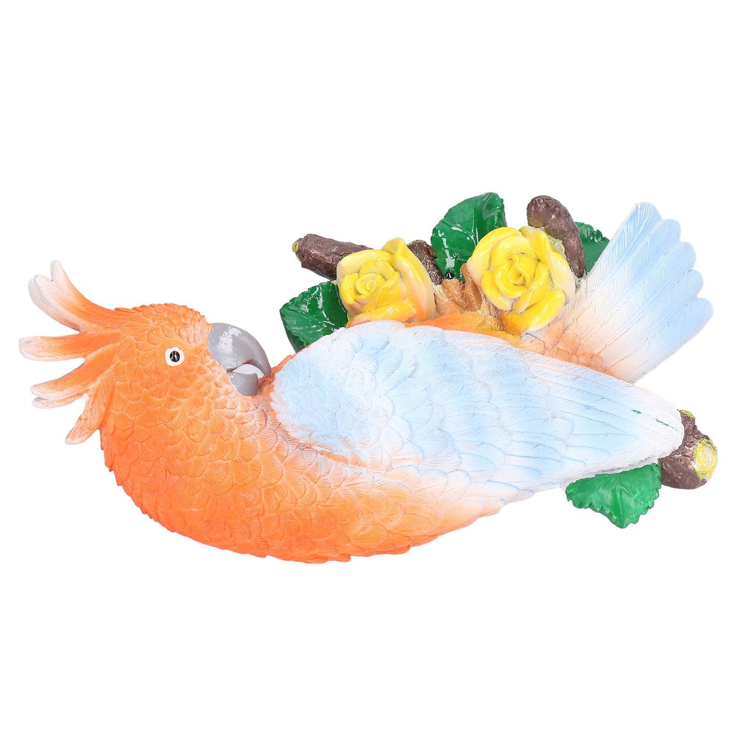 Cockatoo Ornaments Resin Cockatoo Sculptures Decoration for Landscape Home Gardening