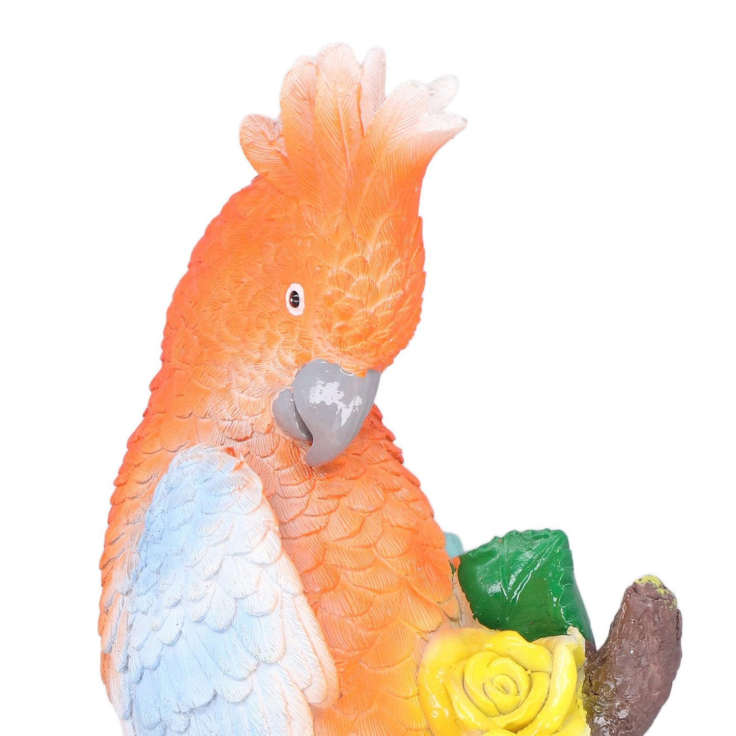 Cockatoo Ornaments Resin Cockatoo Sculptures Decoration for Landscape Home Gardening