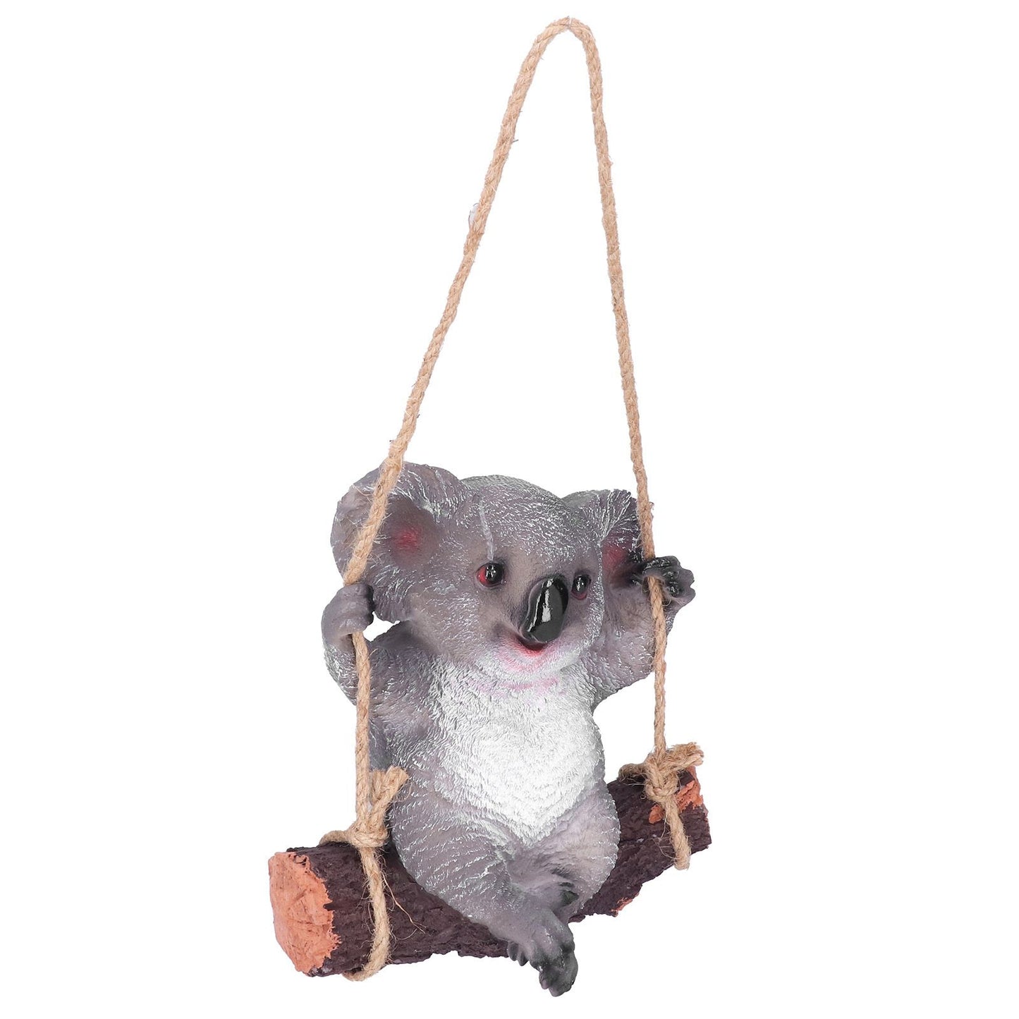 Resin Swinging Koala Animal Model Figurine Statue Sculpture Hanging Ornament Outdoor Yard Decoration