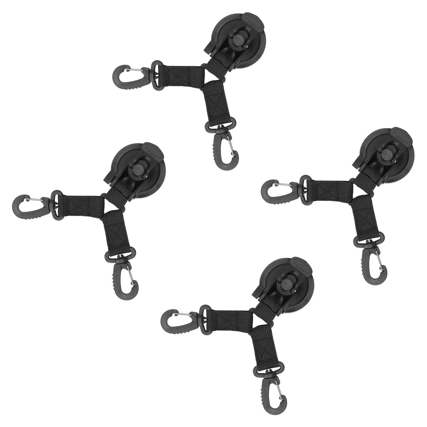 4PCS Suction Cup Anchor Multipurpose Heavy Duty Camping Tent Suction Cup Outdoor Double Head Securing Hook