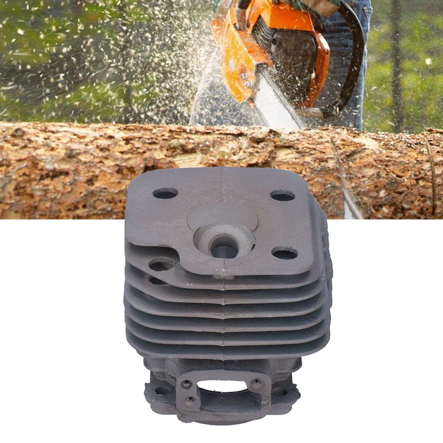 Cylinder Piston Kit Chainsaw Replacement Accessoires 50mm Fit for Husqvarna 268 268XP 268K