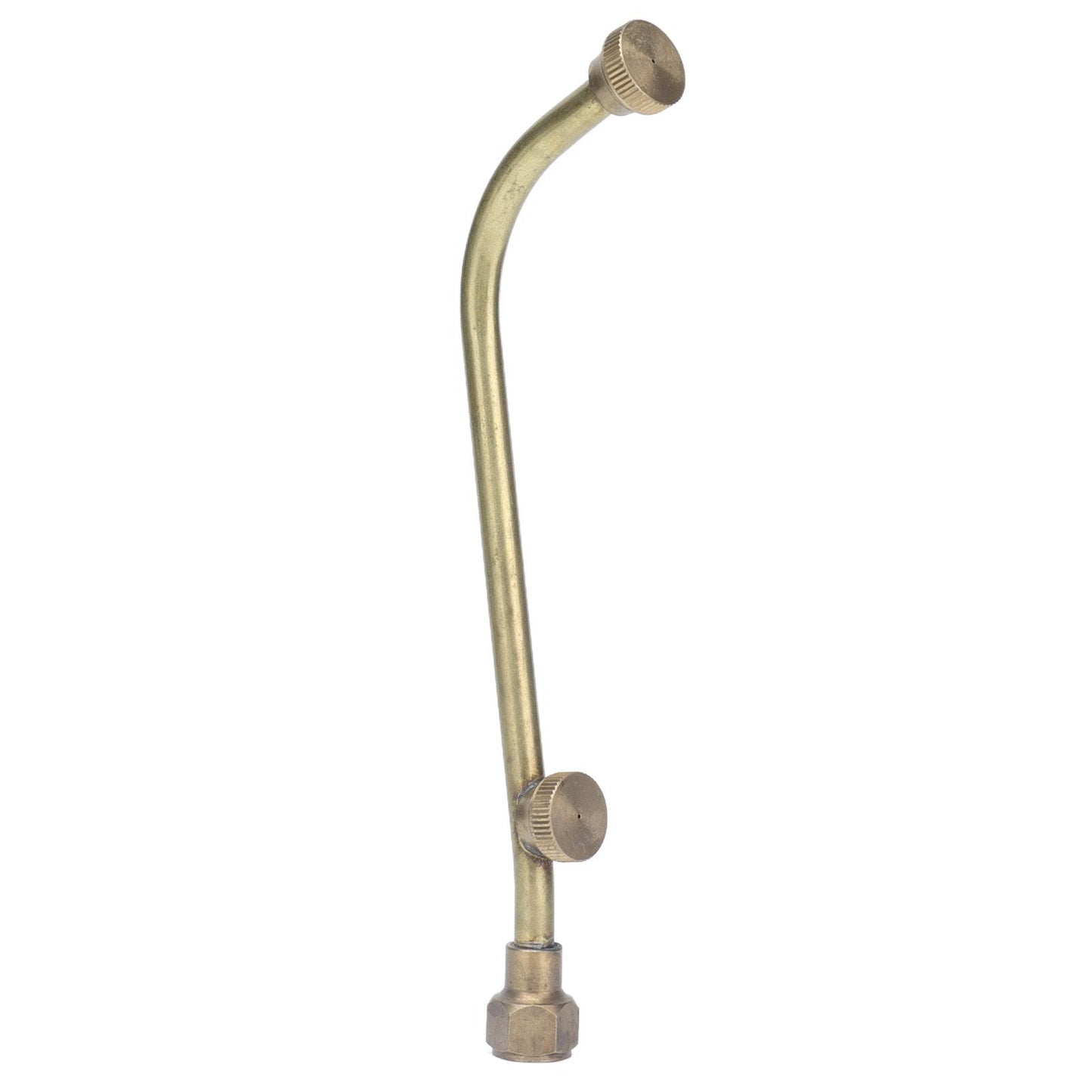 Garden Sprayer Nozzle Double Outlets Brass Agricultural Water Mist Atomizing Sprinkler G1/4 Inner Wire Connector