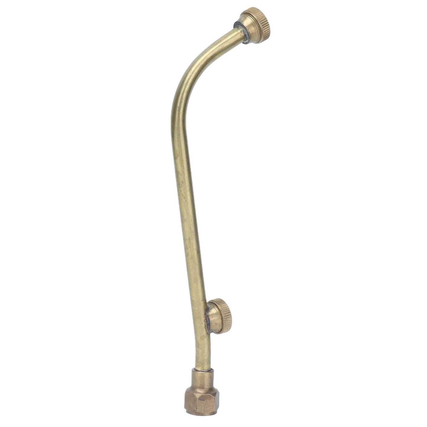 Garden Sprayer Nozzle Double Outlets Brass Agricultural Water Mist Atomizing Sprinkler G1/4 Inner Wire Connector