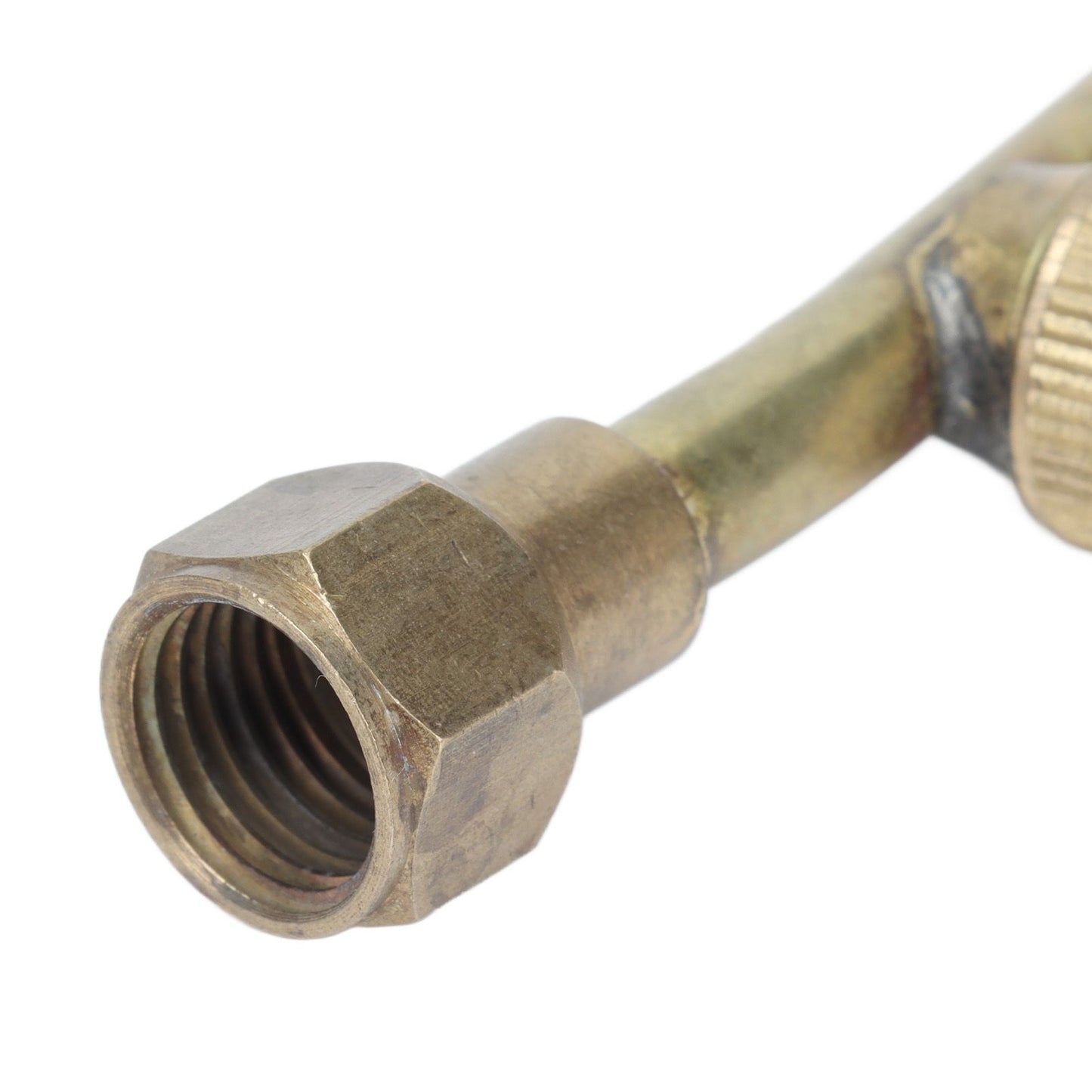 Garden Sprayer Nozzle Double Outlets Brass Agricultural Water Mist Atomizing Sprinkler G1/4 Inner Wire Connector