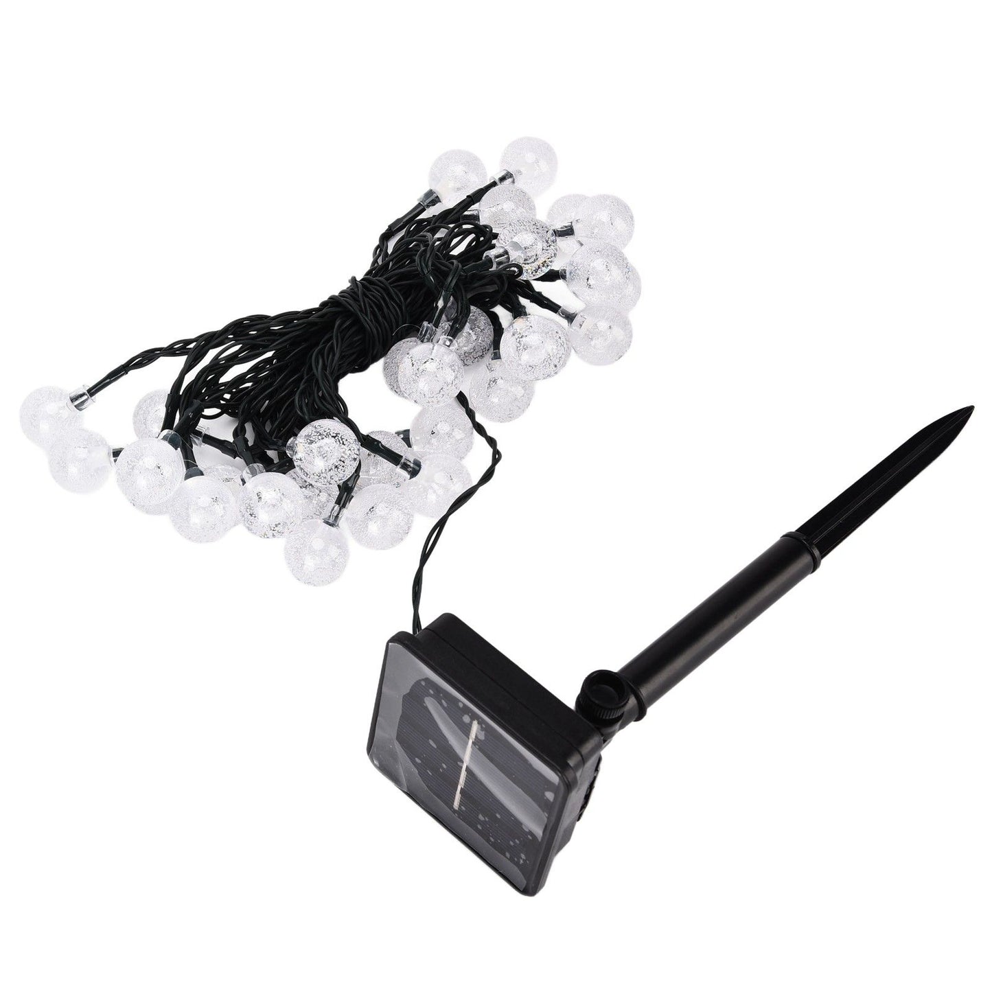 21ft 30LED Solar String Light Warm Waterproof Lamp String Light for Outdoor Yard Lawn Decor