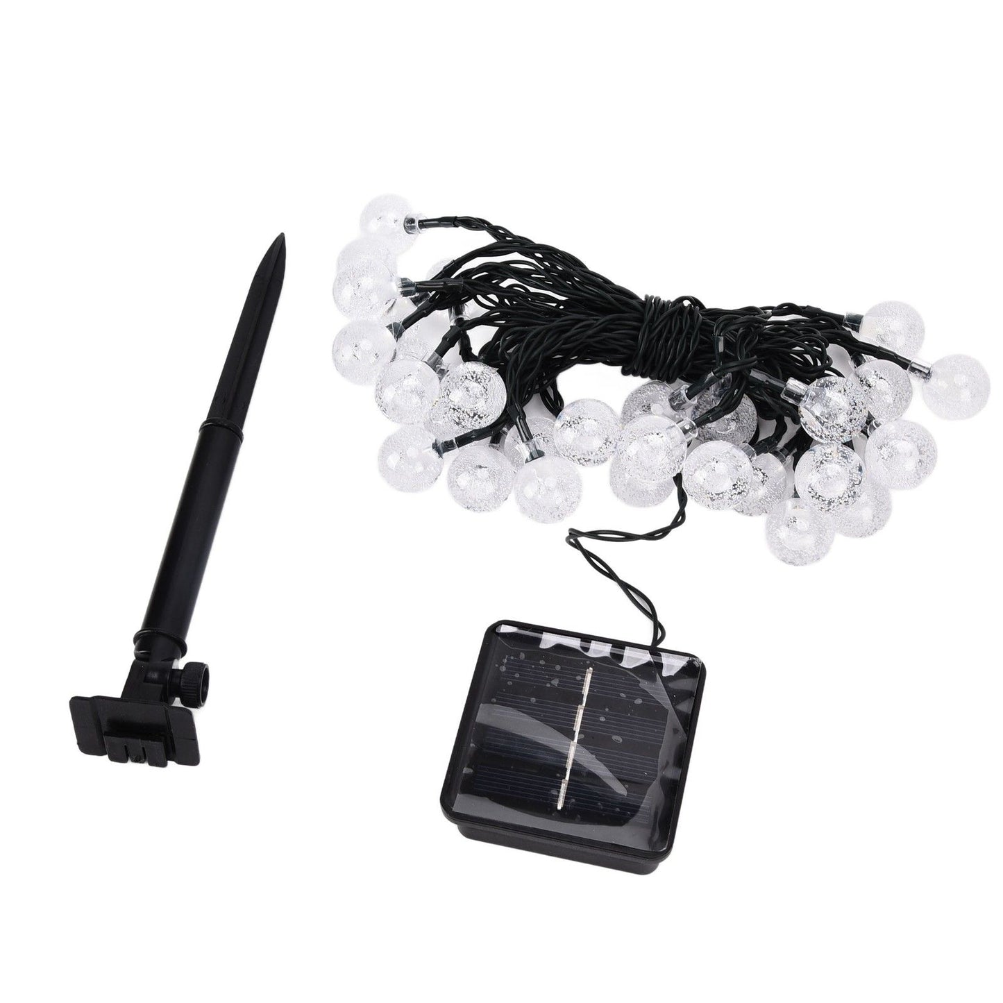 21ft 30LED Solar String Light Warm Waterproof Lamp String Light for Outdoor Yard Lawn Decor
