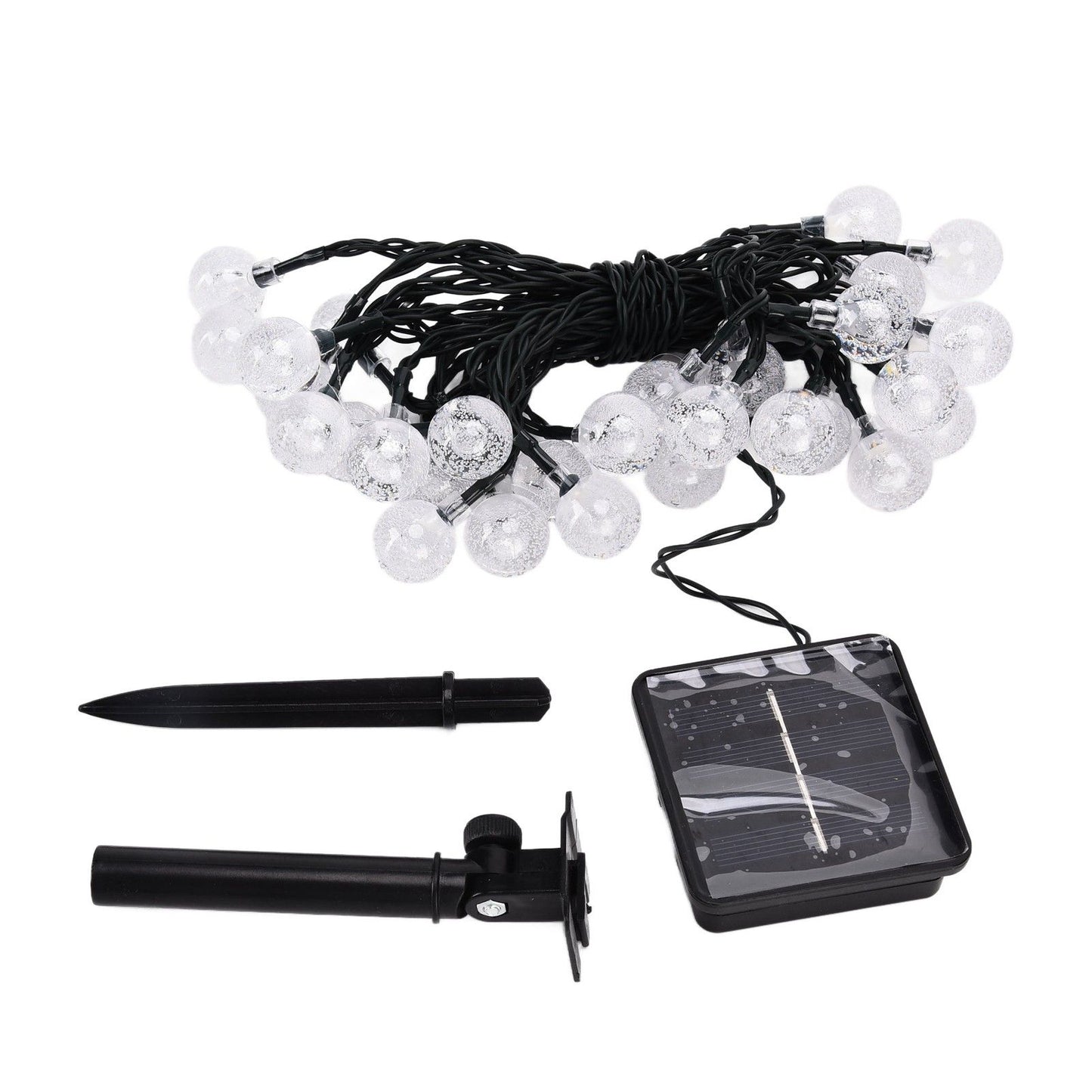 21ft 30LED Solar String Light Warm Waterproof Lamp String Light for Outdoor Yard Lawn Decor