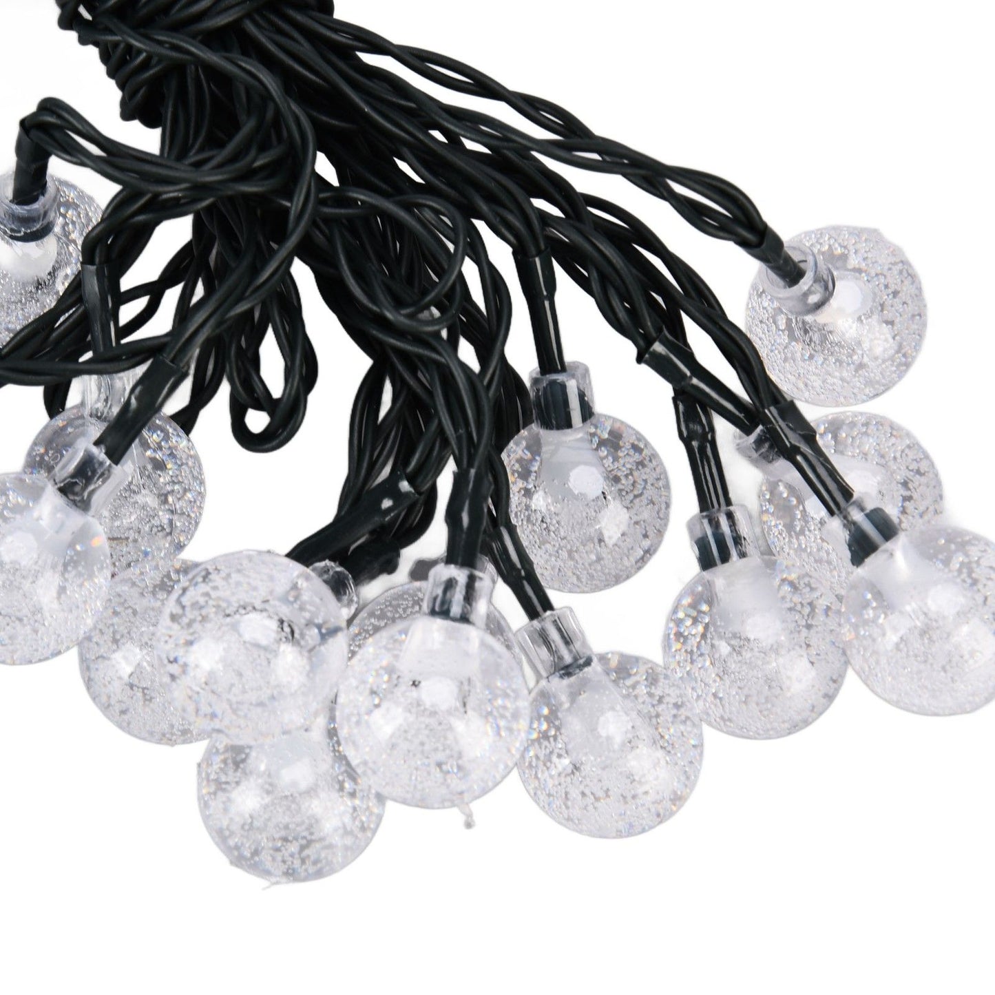 21ft 30LED Solar String Light Warm Waterproof Lamp String Light for Outdoor Yard Lawn Decor