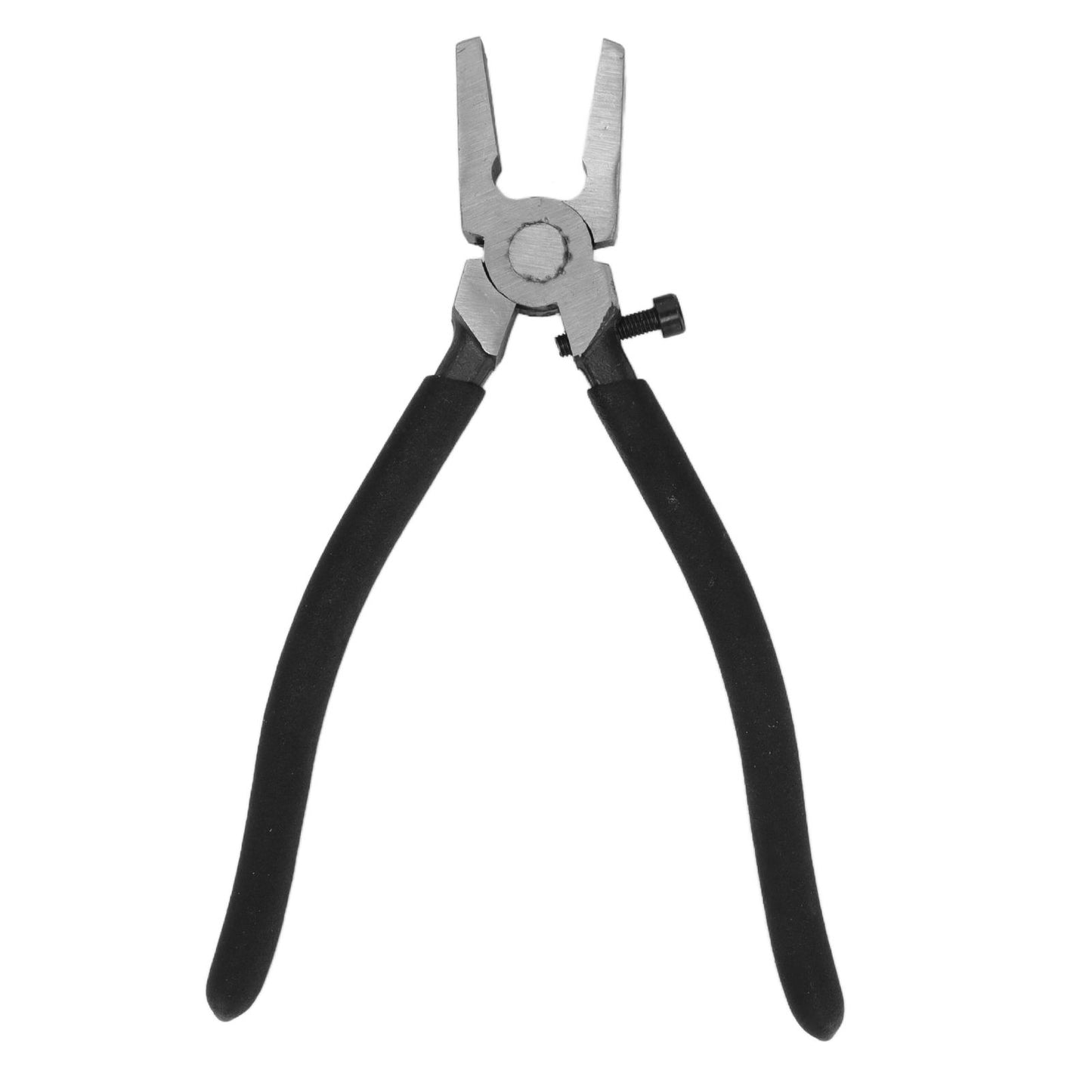 Clamping Plier 8 Inches Carbon Steel Adjustable Multifunctional Ergonomic Crimper Plier for Glass Ceramic Trimming