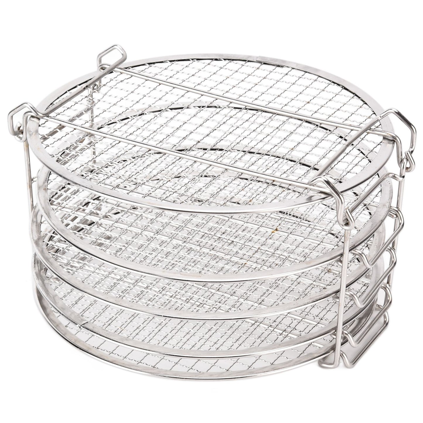 Stackable Dehydrator Rack Stainless Steel Drying Rack with Anti Scalding Gloves Fit for Ninja Foodi Fryer