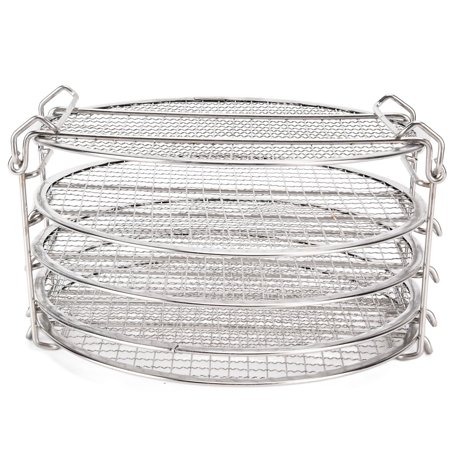 Stackable Dehydrator Rack Stainless Steel Drying Rack with Anti Scalding Gloves Fit for Ninja Foodi Fryer