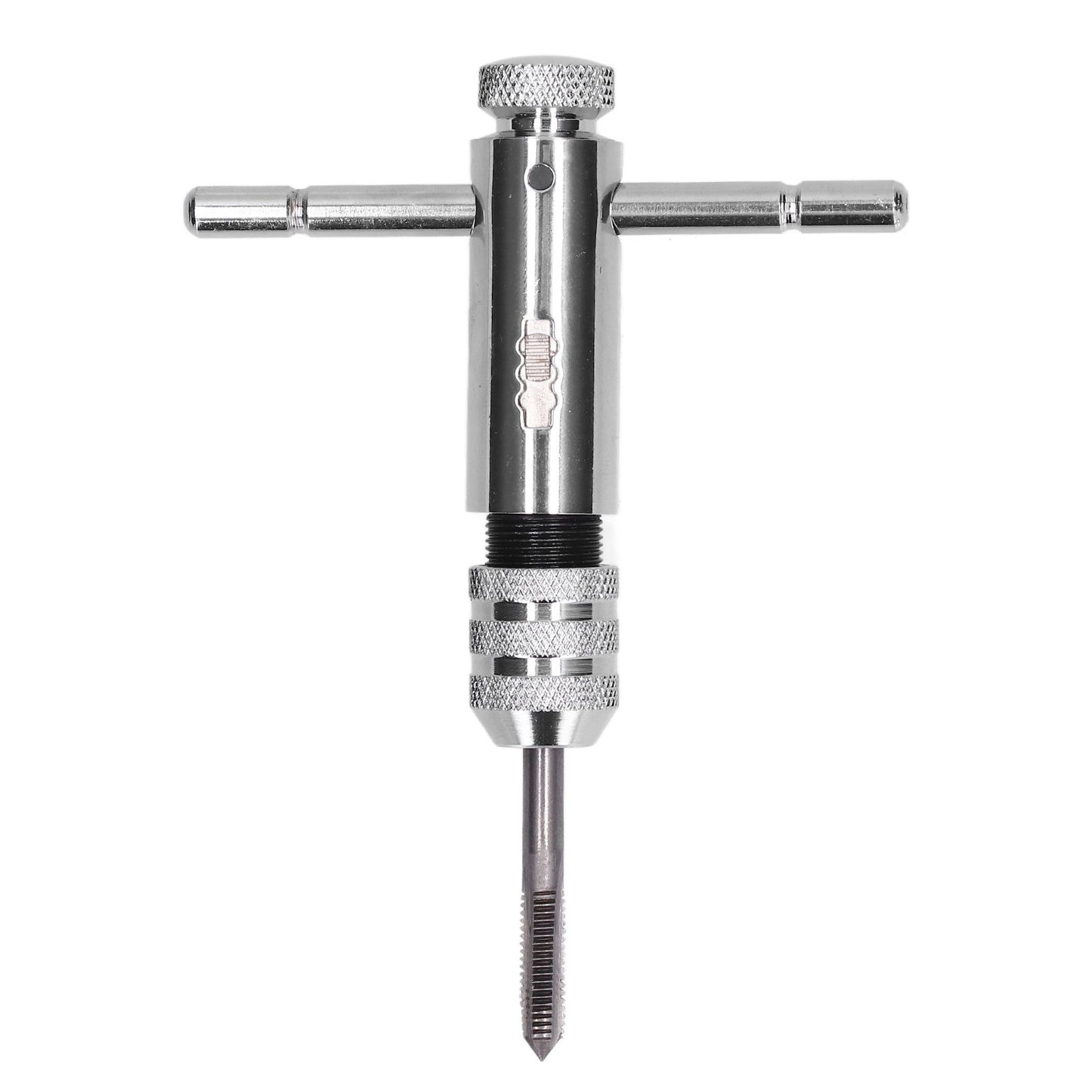 Ratchet Tap Wrench Rigid Hold 3 Positions Gear Box Adjustable Various Tap Sizes T Handle Tap Wrench for Faucet Reamer