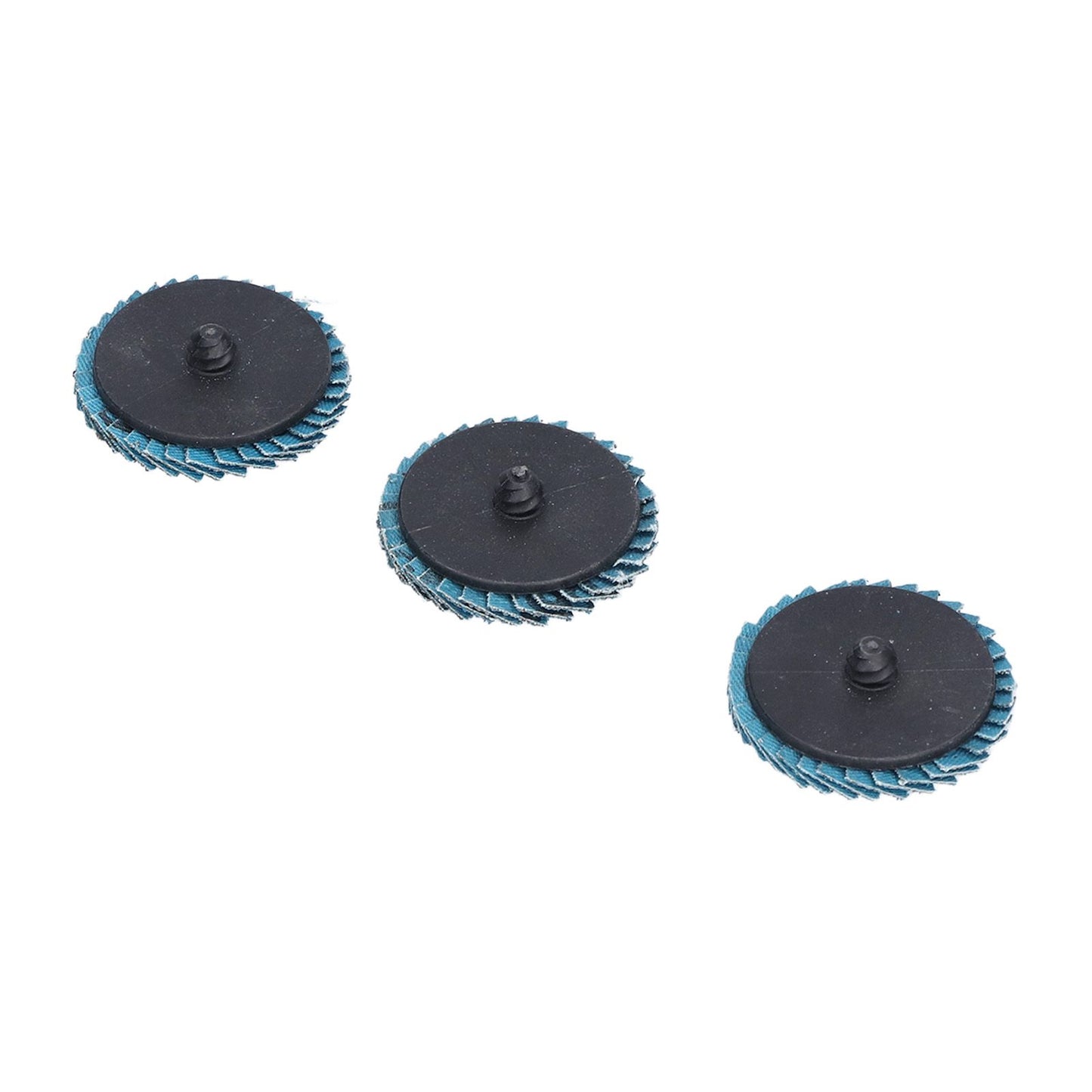 31PCS 2in/5cm Flat Flap Disc 40/60/80 Grits Blue Zirconia Alumina for Grinding Blending Sanding