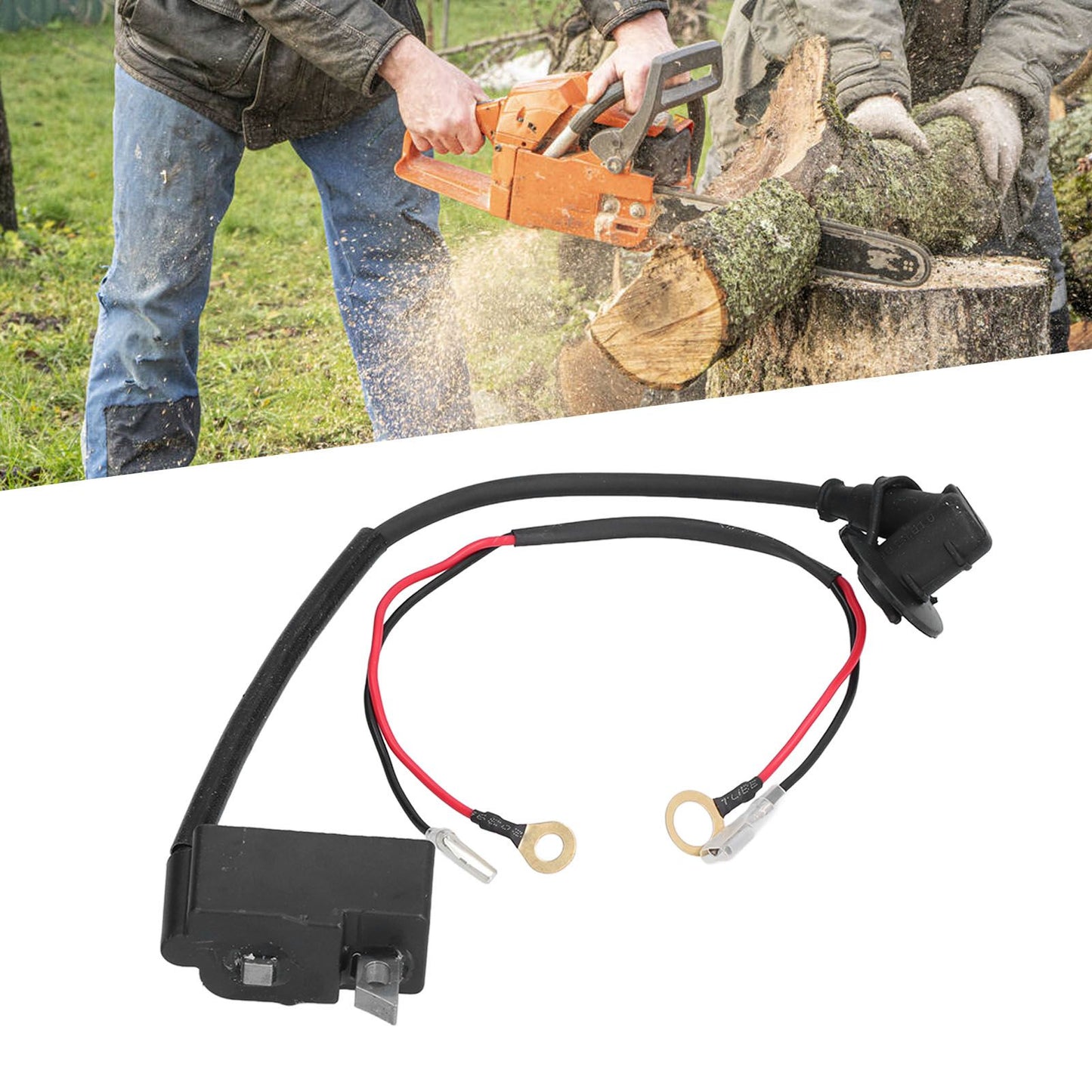 Ignition Coil Module 181143204 Replacement Part for DOLMAR PS‑460 PS‑500 PS‑5000 Chain Saw
