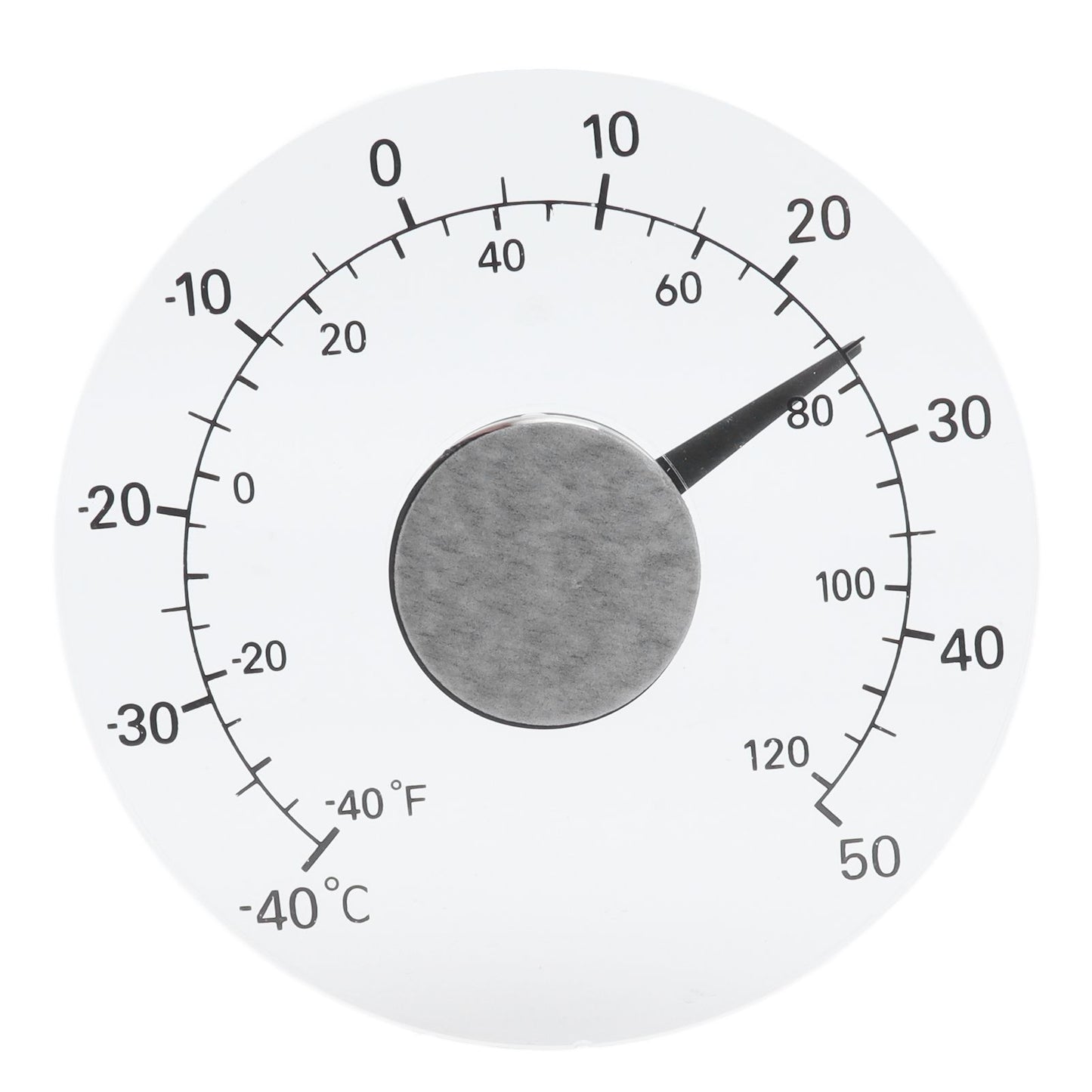 Outdoor Thermometer Adhesive Transparent Waterproof Door Window Temperature Meter for Farm Home