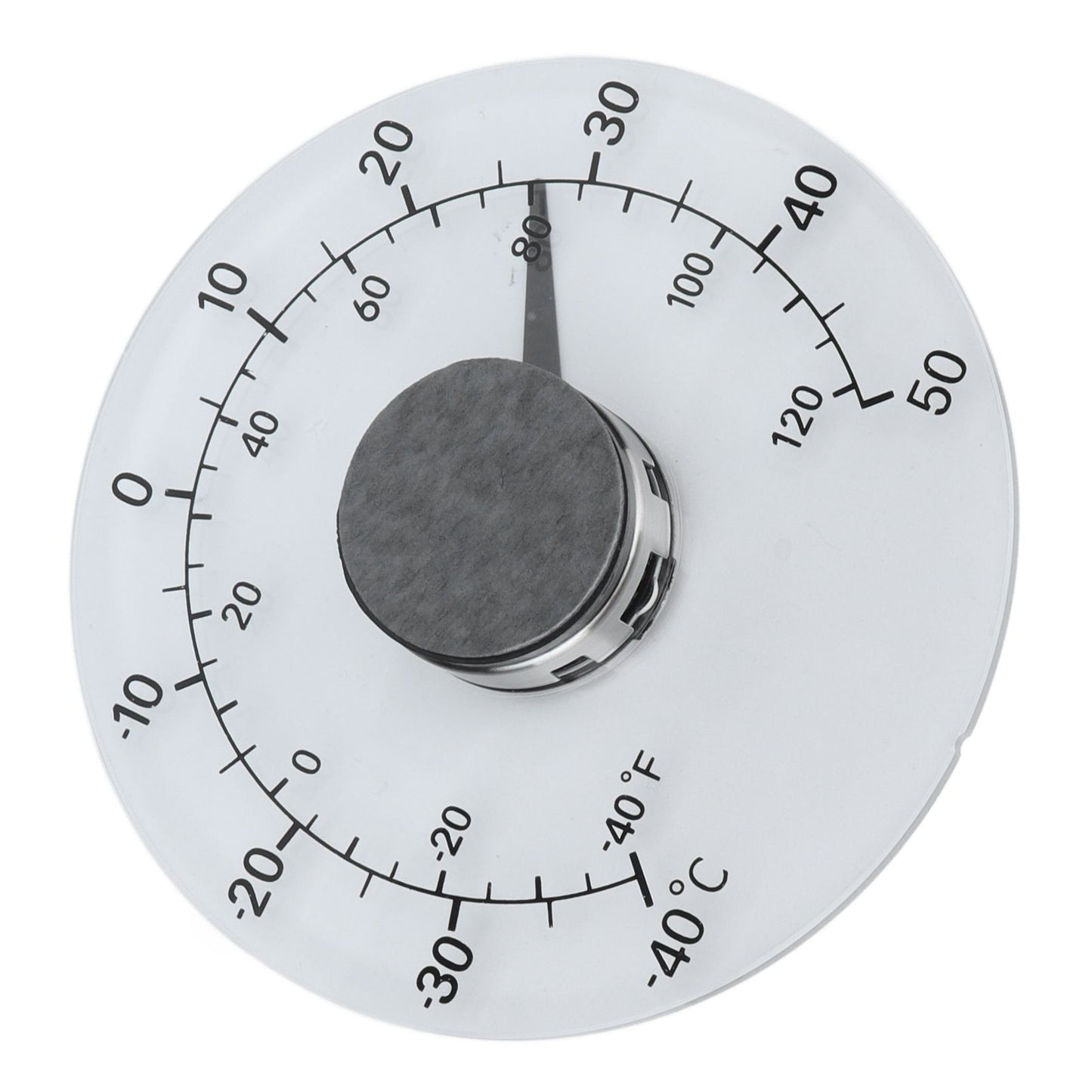 Outdoor Thermometer Adhesive Transparent Waterproof Door Window Temperature Meter for Farm Home