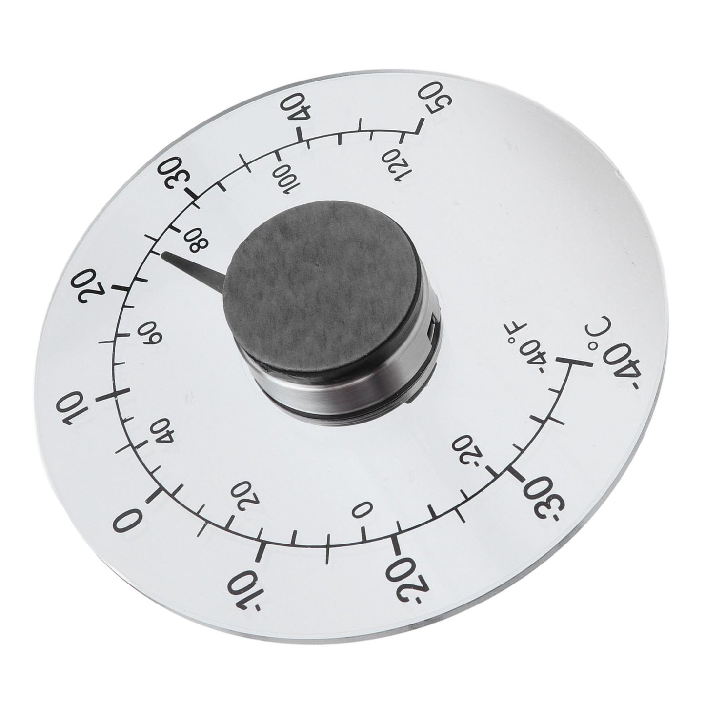 Outdoor Thermometer Adhesive Transparent Waterproof Door Window Temperature Meter for Farm Home