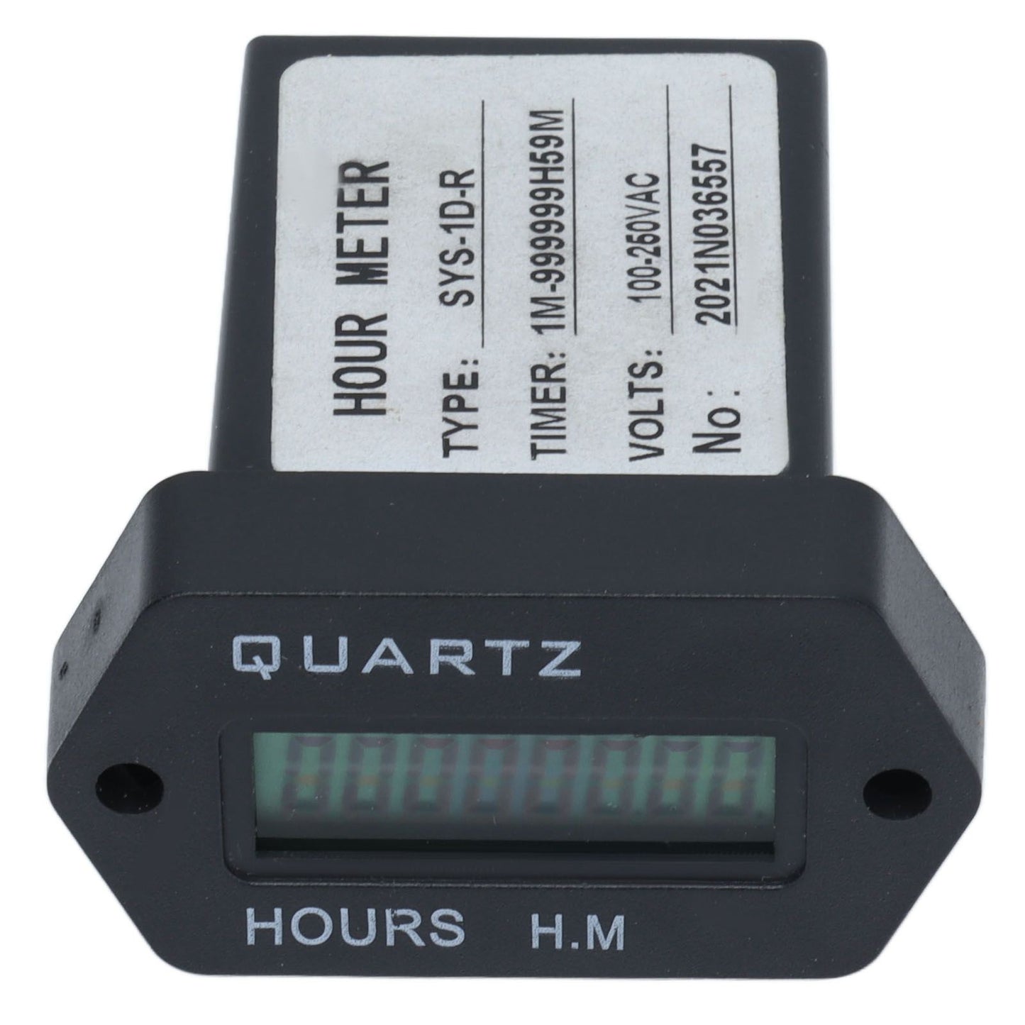 Industrial Time Counter Stable High Accuracy Digital Display Timer With Rubber Ring for Generator Excavator Lawn Mower