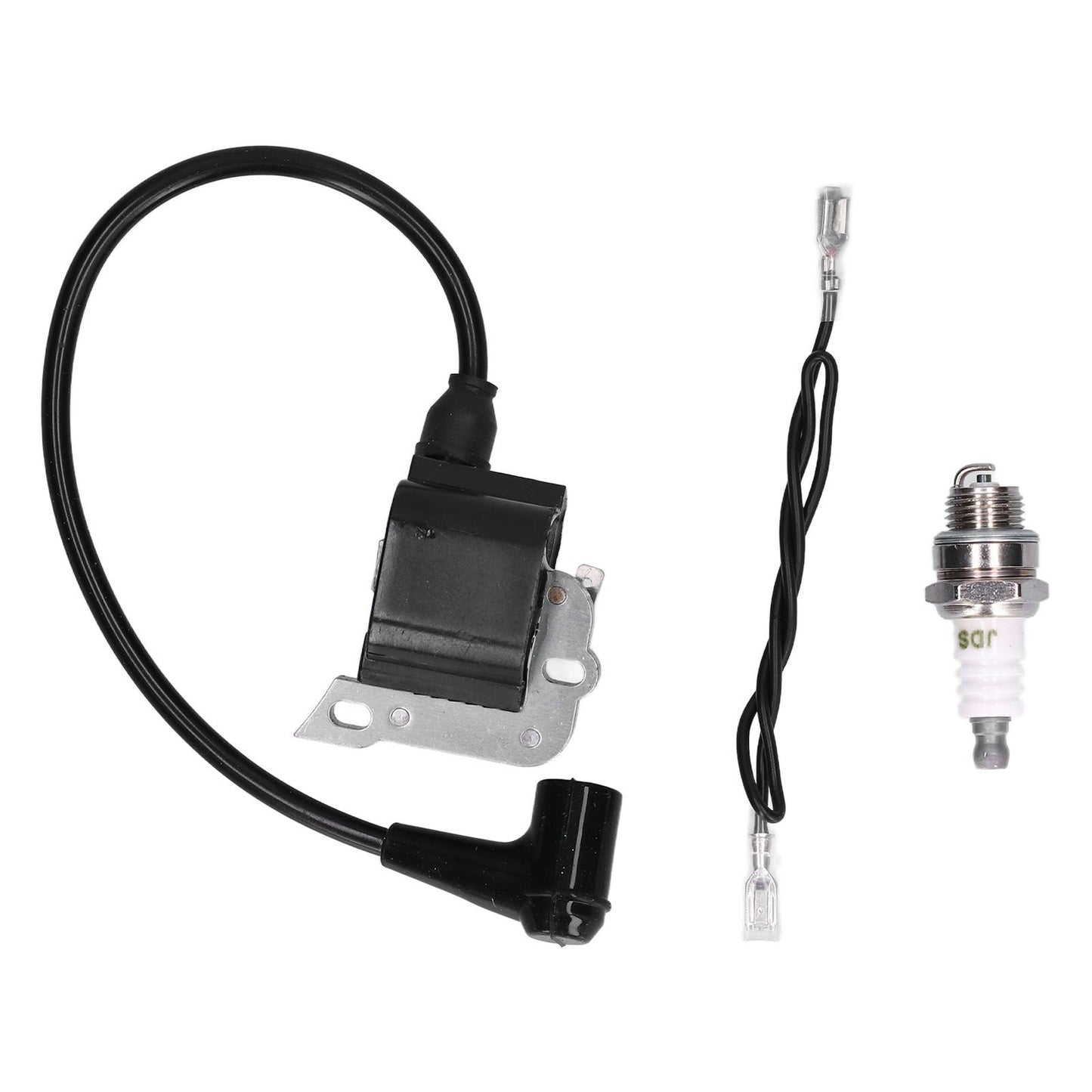 Ignition Coil Module with Spark Plug Suitable for JONSERED Chain Saw 450 455 525 535 490 590