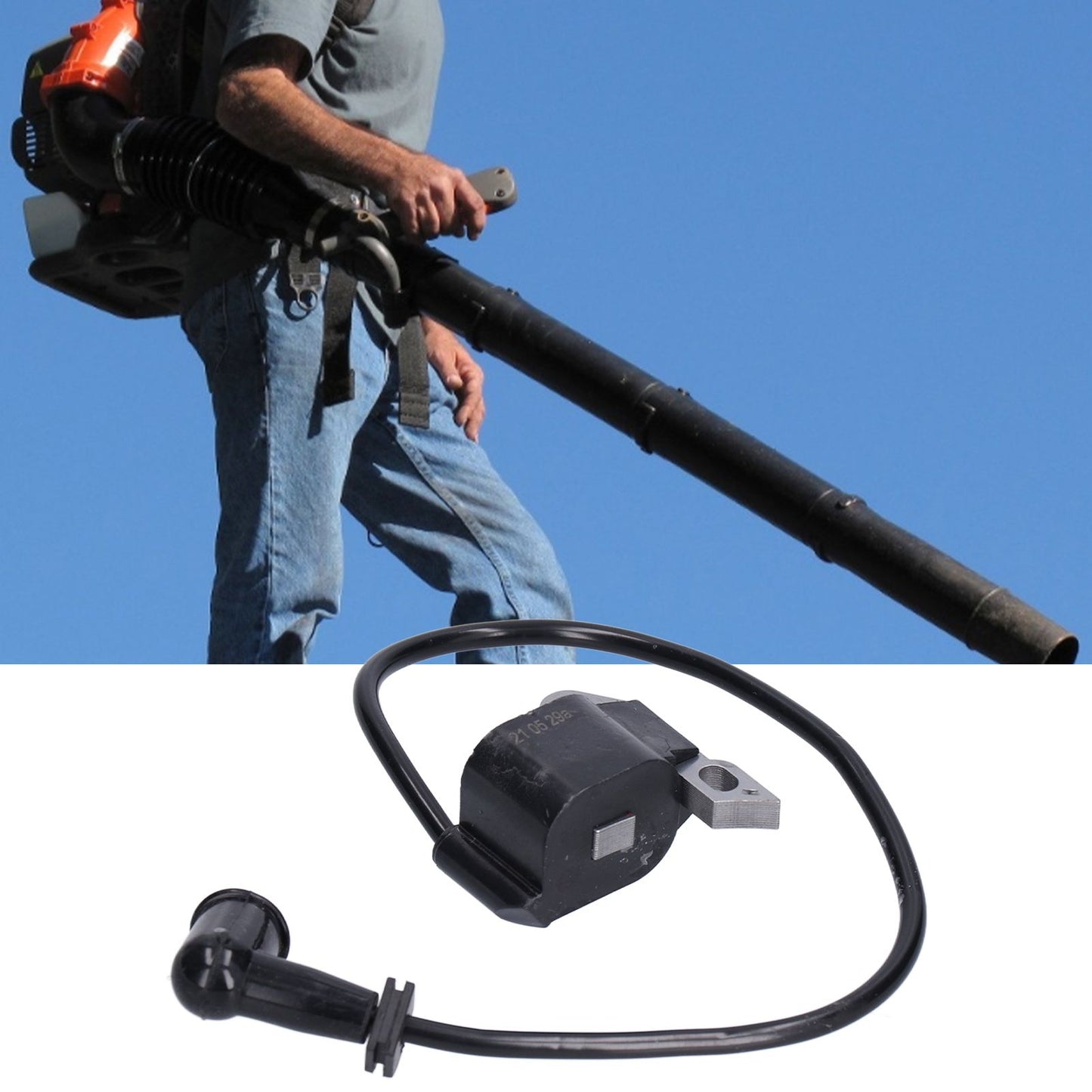 Ignition Coil Wear Resistant Backpack Blower Coil Suitable for STIHL Br320 Br340 Br400 Br420