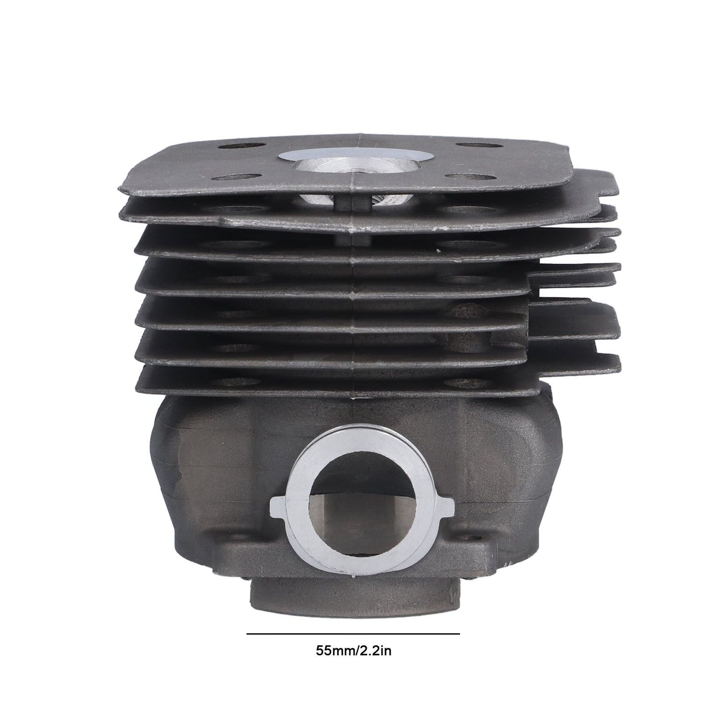 55MM Cylinder Piston Assembly with Spark Plug Pressure Reducing Valve for Husqvarna 385 390 for Jonsered 2186 2188Nikasil