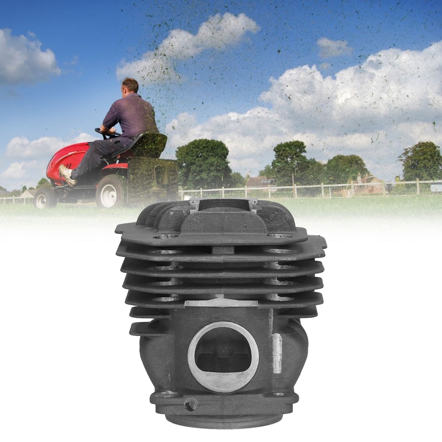 48MM Cylinder Piston Garden Tools Accessories for Oleo‑Mac 956‑156 Emak 395023 Chainsaw