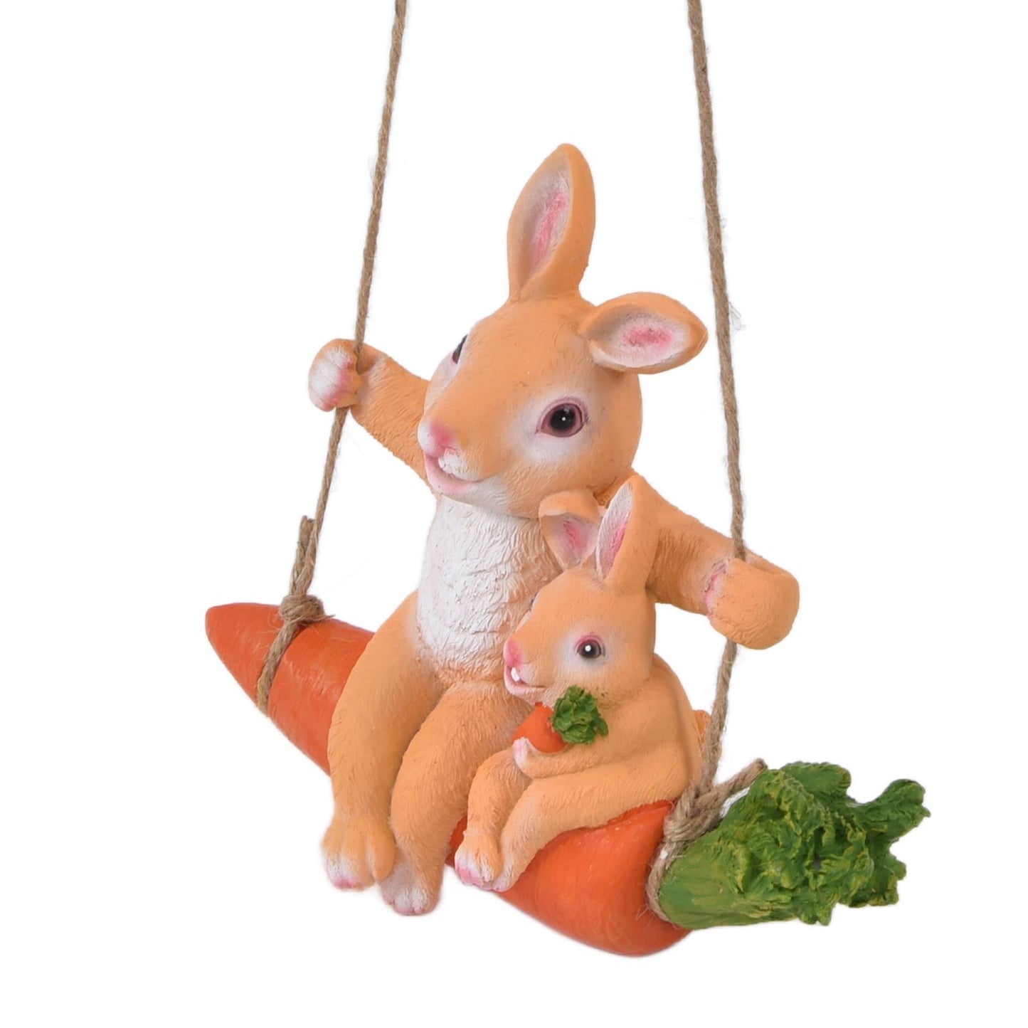 Gardening Pendant Rabbits Pattern Exquisitely Carved Romantic Feel Home Decoration