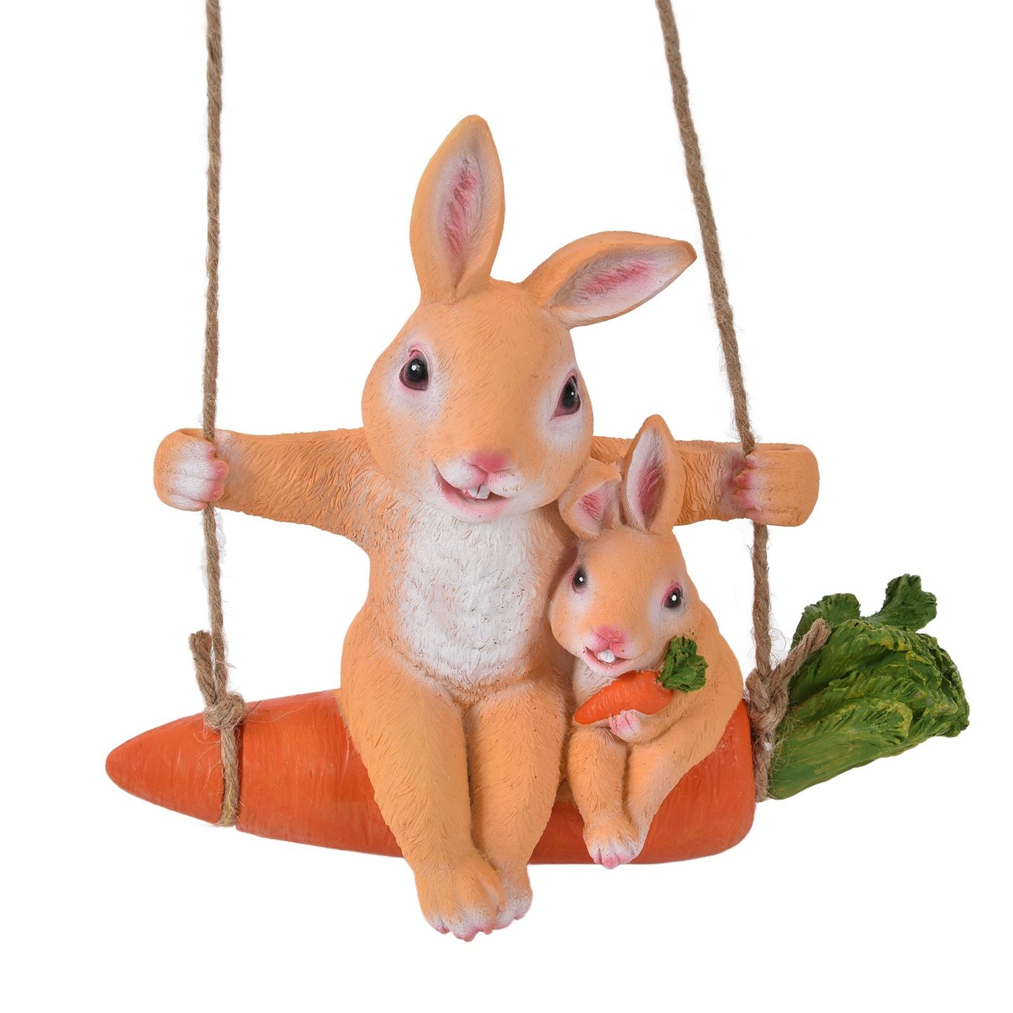 Gardening Pendant Rabbits Pattern Exquisitely Carved Romantic Feel Home Decoration