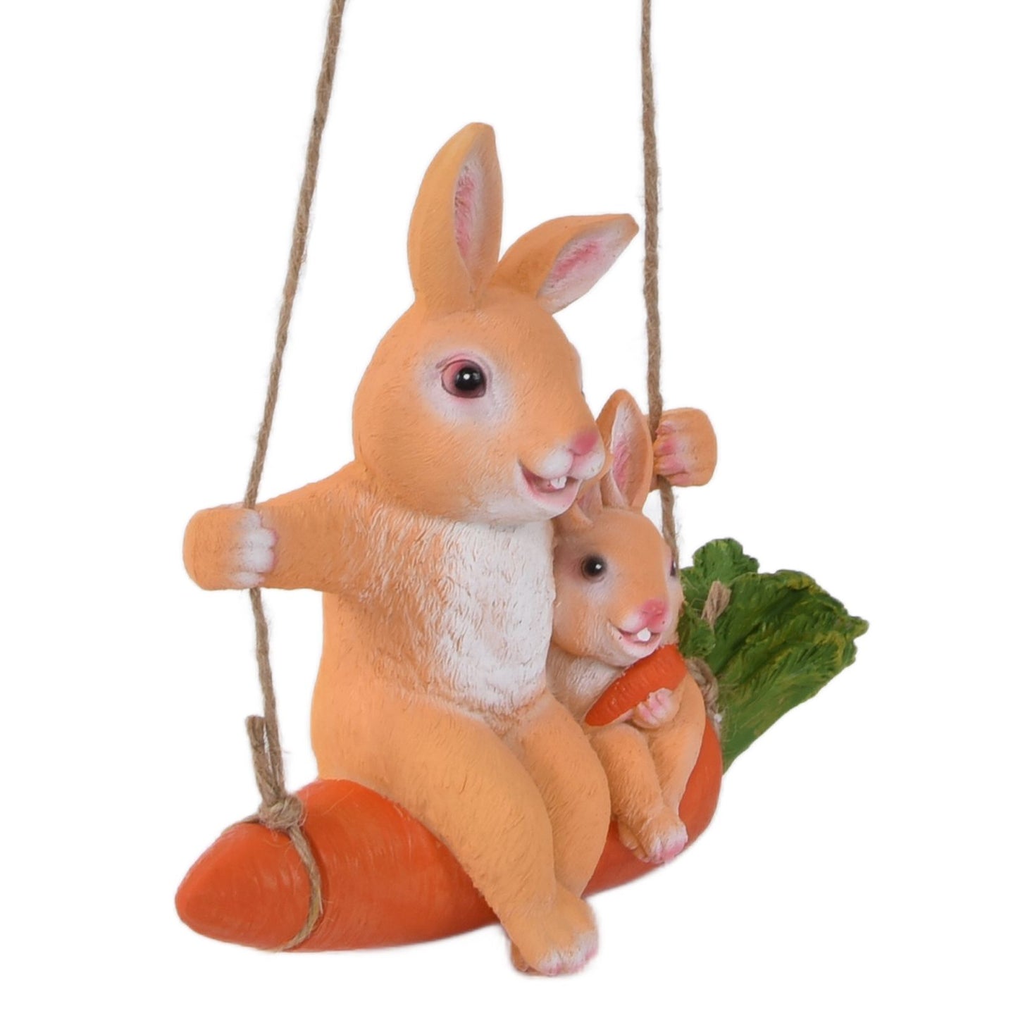 Gardening Pendant Rabbits Pattern Exquisitely Carved Romantic Feel Home Decoration