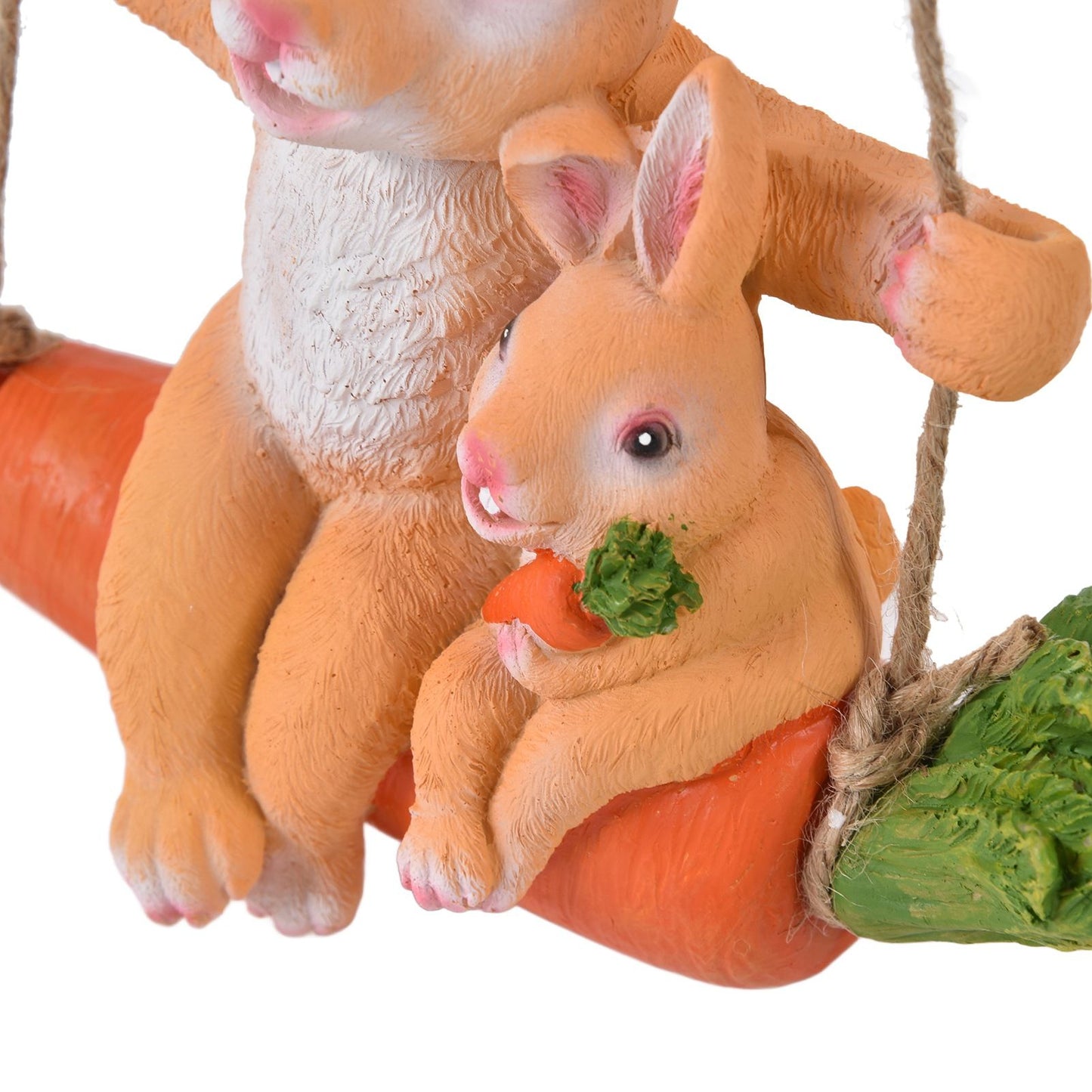 Gardening Pendant Rabbits Pattern Exquisitely Carved Romantic Feel Home Decoration