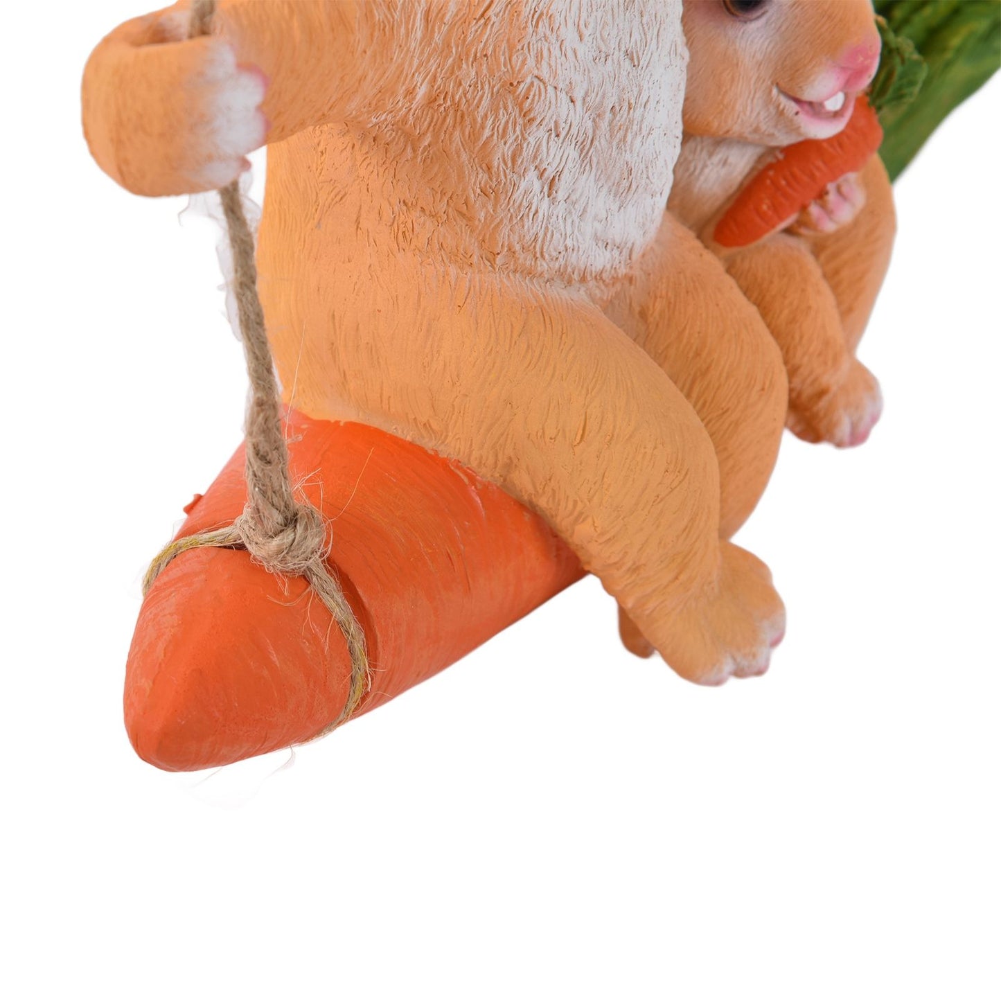 Gardening Pendant Rabbits Pattern Exquisitely Carved Romantic Feel Home Decoration
