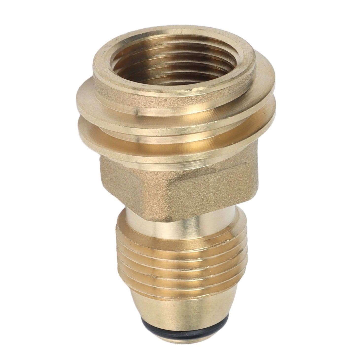 G1/2 Female Thread Propane Tank Adapter Brass Airtight Connection Gas Furnace Conversion Connector