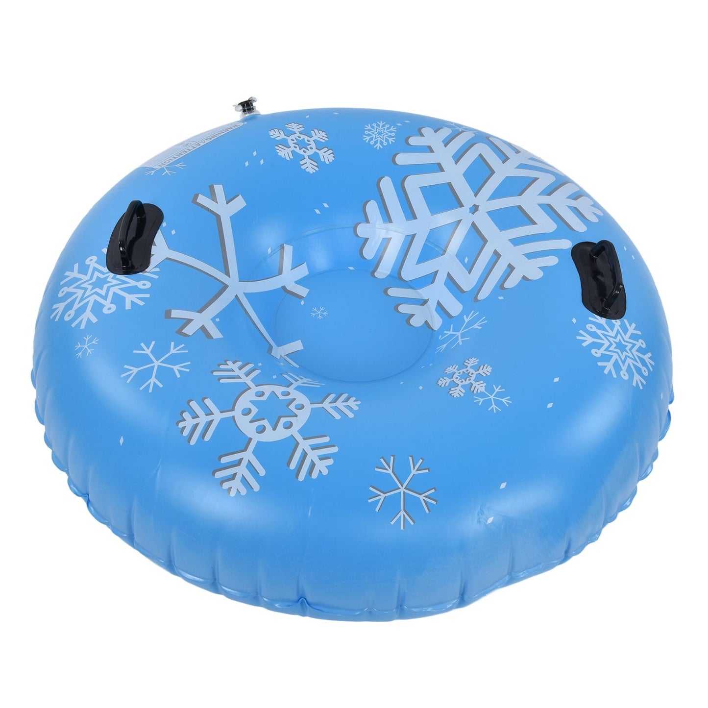 Snow Tubes PVC 450lbs Load Inflatable Ski Rings Tube with Handle for Adults Family Outdoor Sports