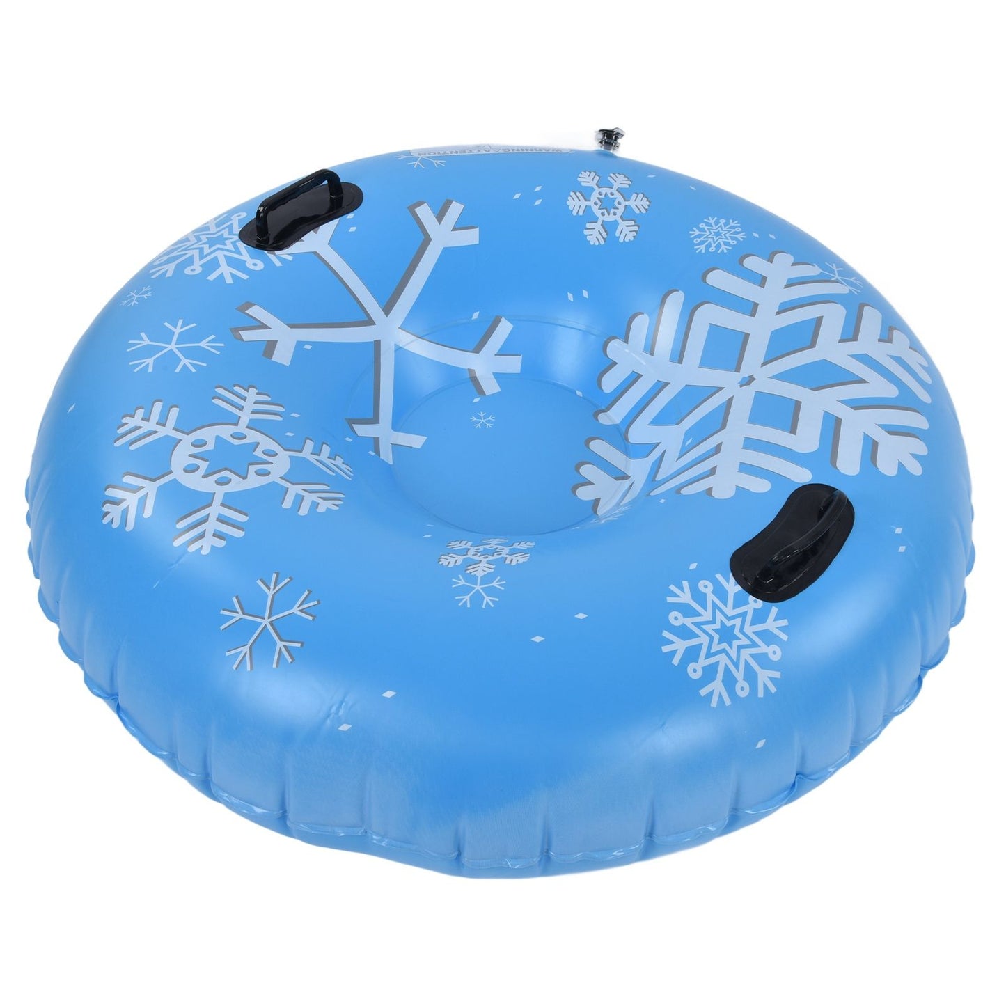 Snow Tubes PVC 450lbs Load Inflatable Ski Rings Tube with Handle for Adults Family Outdoor Sports