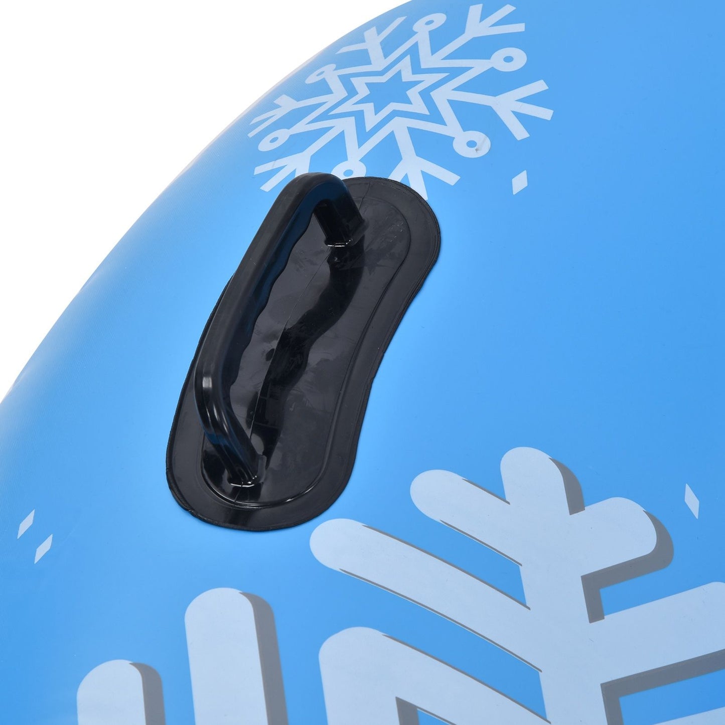 Snow Tubes PVC 450lbs Load Inflatable Ski Rings Tube with Handle for Adults Family Outdoor Sports