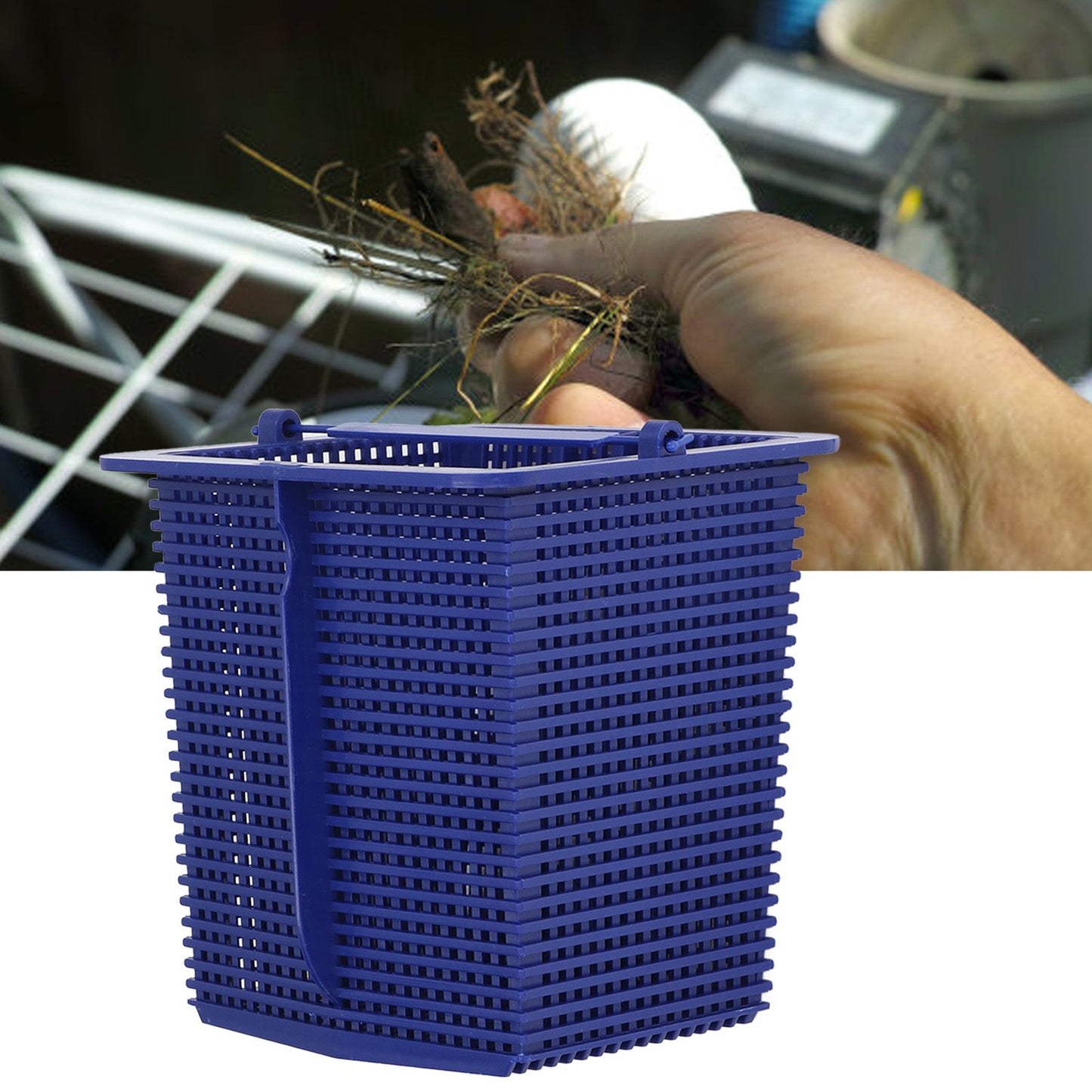 Replacement Skimmer Basket Plastic Swimming Pool Pump Basket Efficient Cleaning Accessory