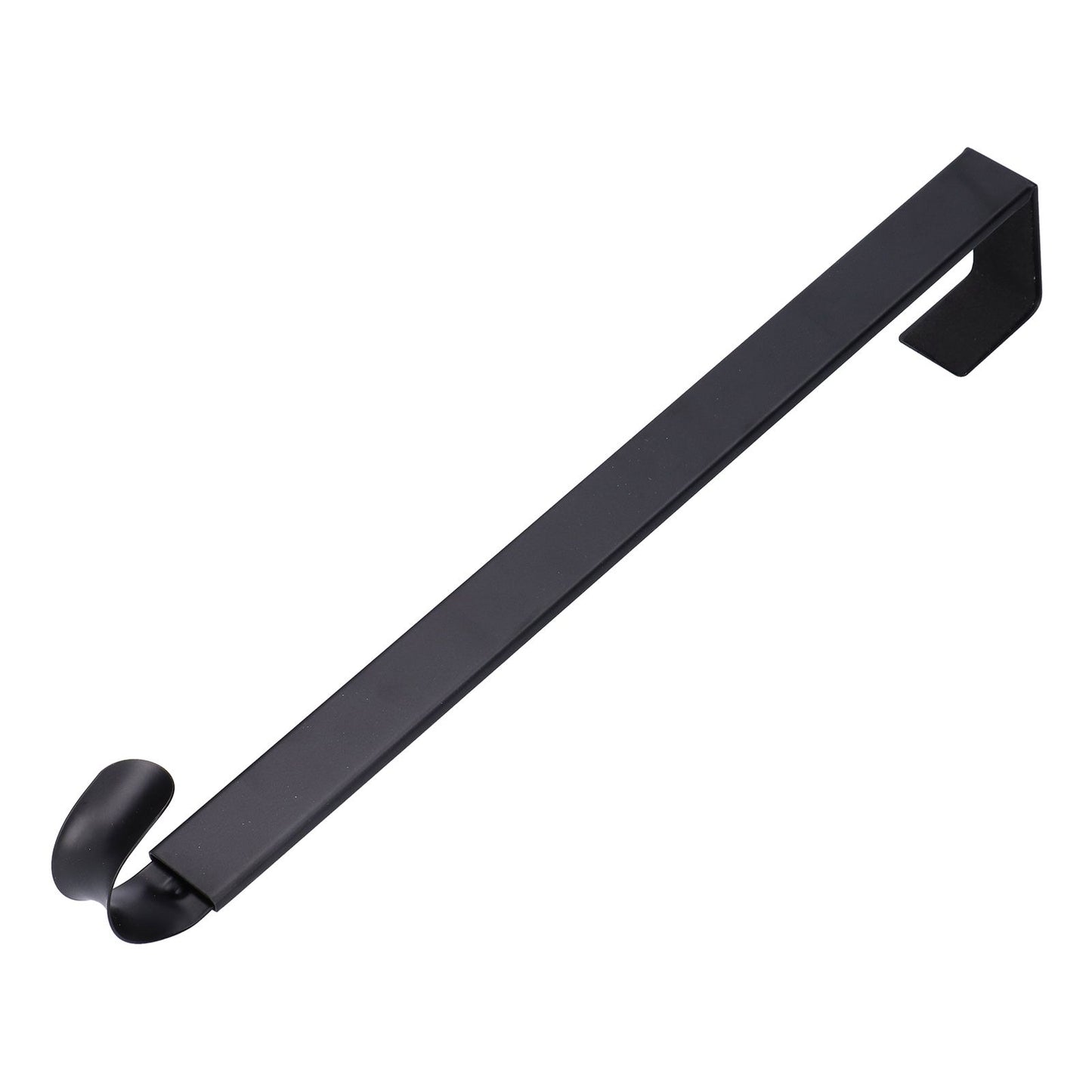 Retractable Door Wreath Hook Adjustable No Punch Door Wreath Hanger Christmas OrnamentBlack