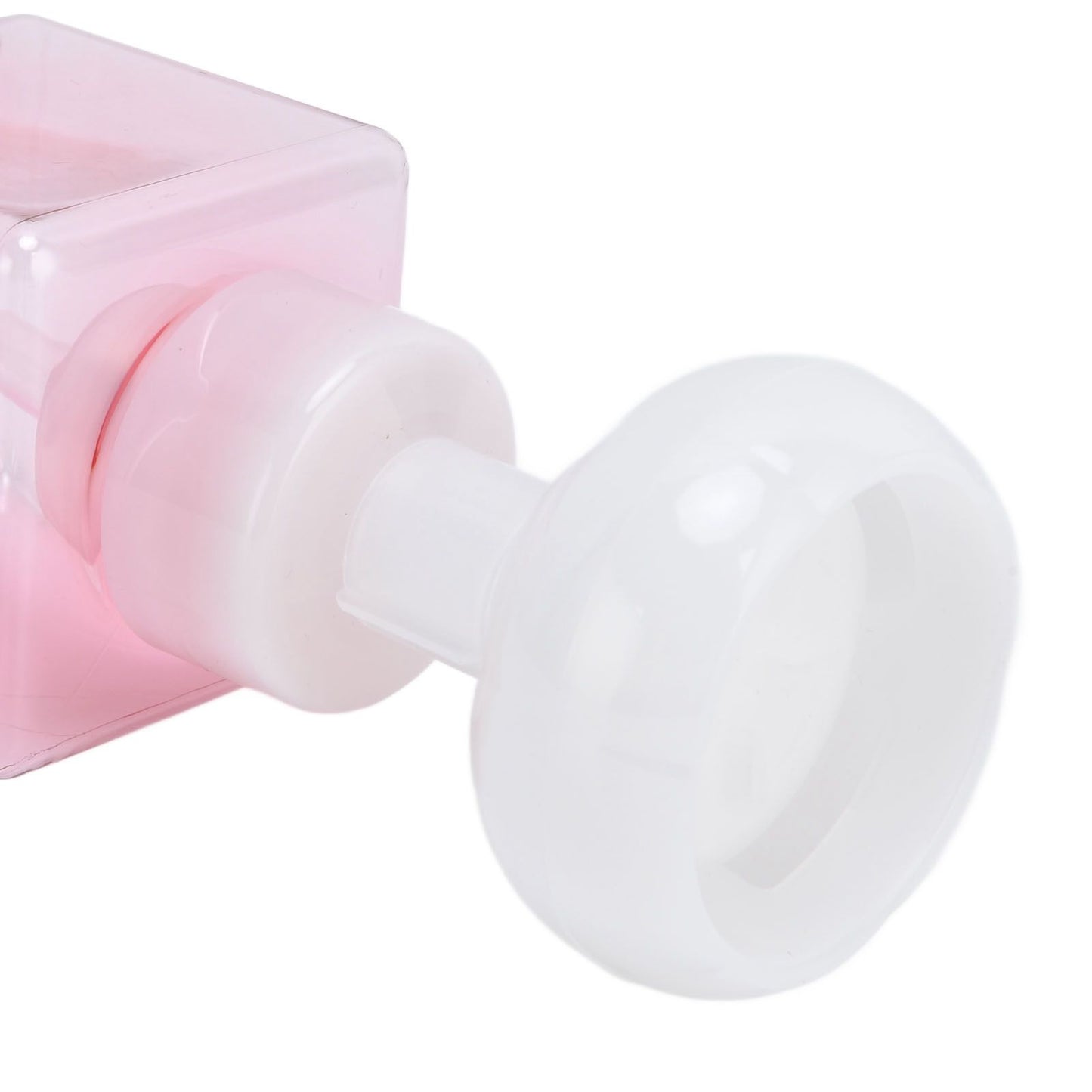 250ml Foaming Bottle PETG Plastic Flower Foam Dispenser Square Bottles for Cosmetic PackagingTransparent Powder