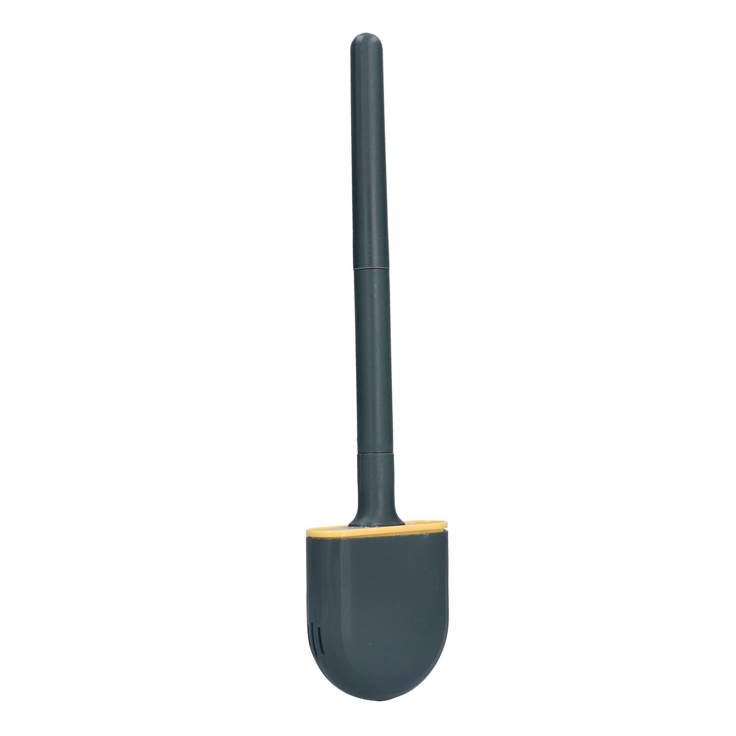 Wall Mounted Toilet Brush Drying Holder Set with Detachable Handle Cleaning Tool for Home Hotel BathroomGreen
