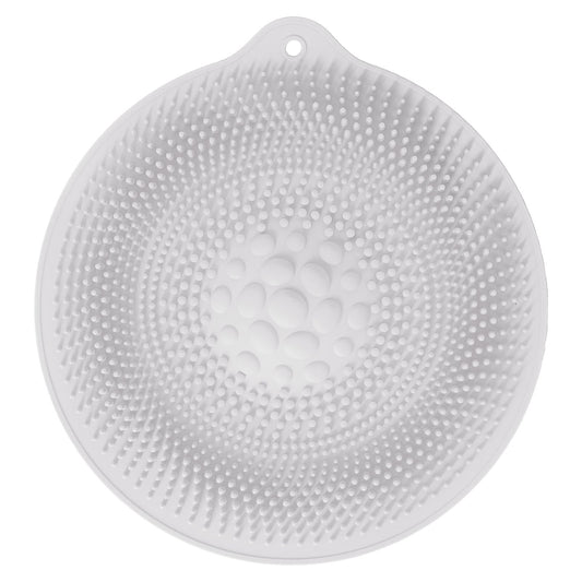 Natural Rubber Foot Bath Mat Innovative Anti Slip Shower Mat for Bathroom Foot Massager KitchenLight Gray
