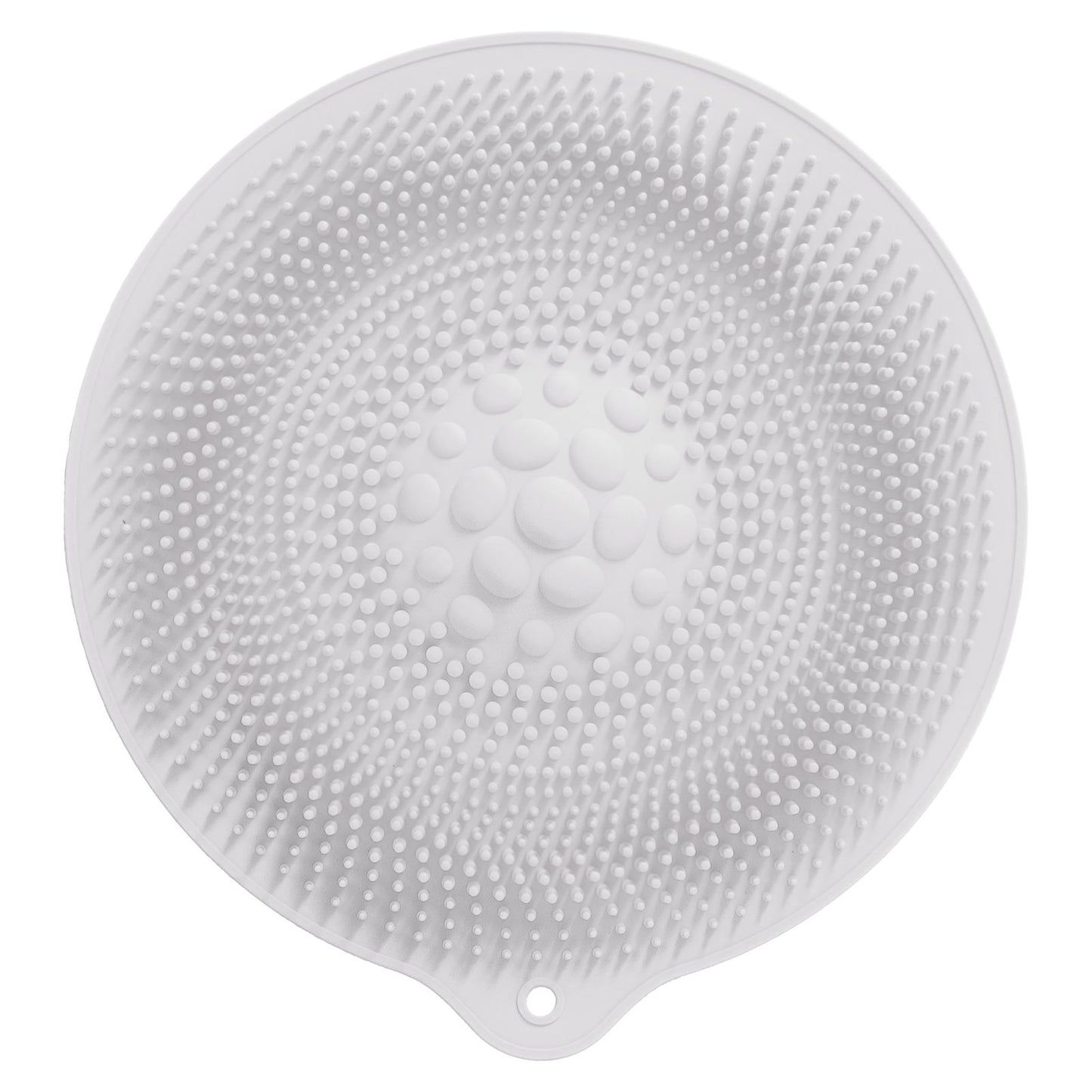 Natural Rubber Foot Bath Mat Innovative Anti Slip Shower Mat for Bathroom Foot Massager KitchenLight Gray