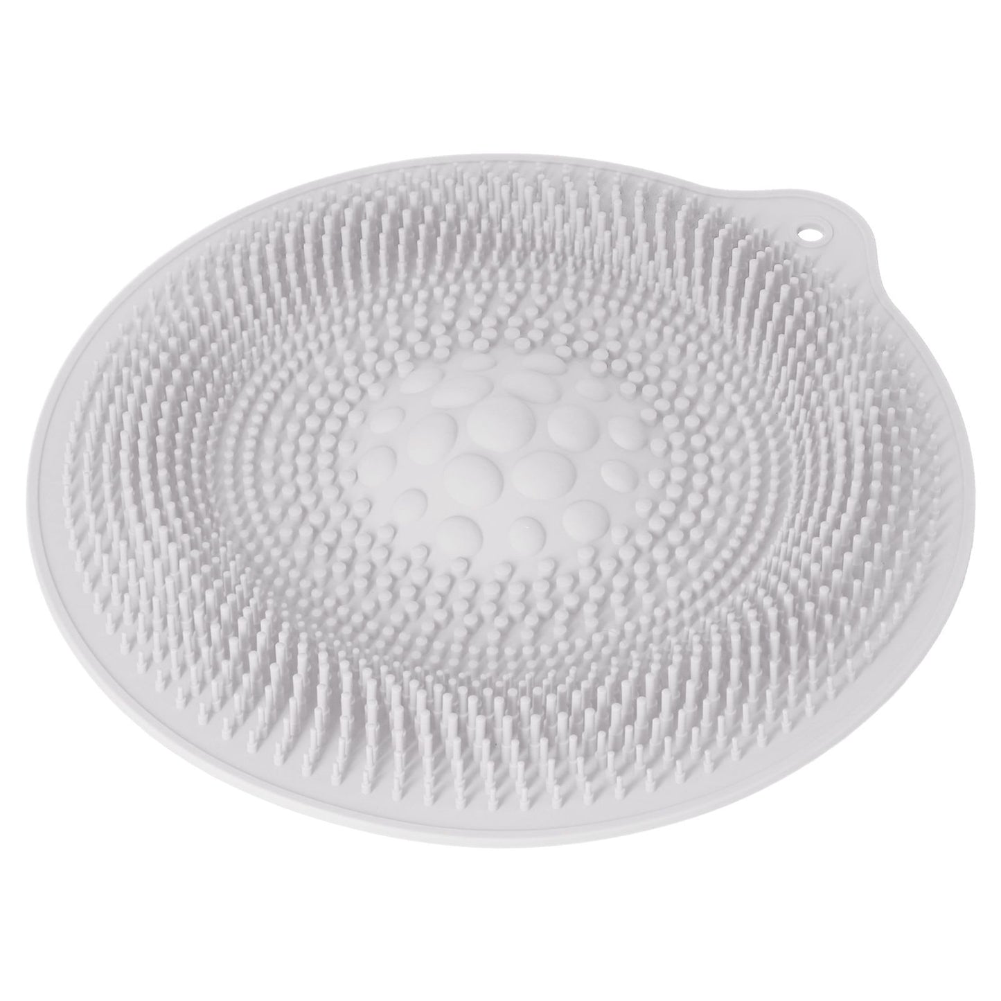 Natural Rubber Foot Bath Mat Innovative Anti Slip Shower Mat for Bathroom Foot Massager KitchenLight Gray