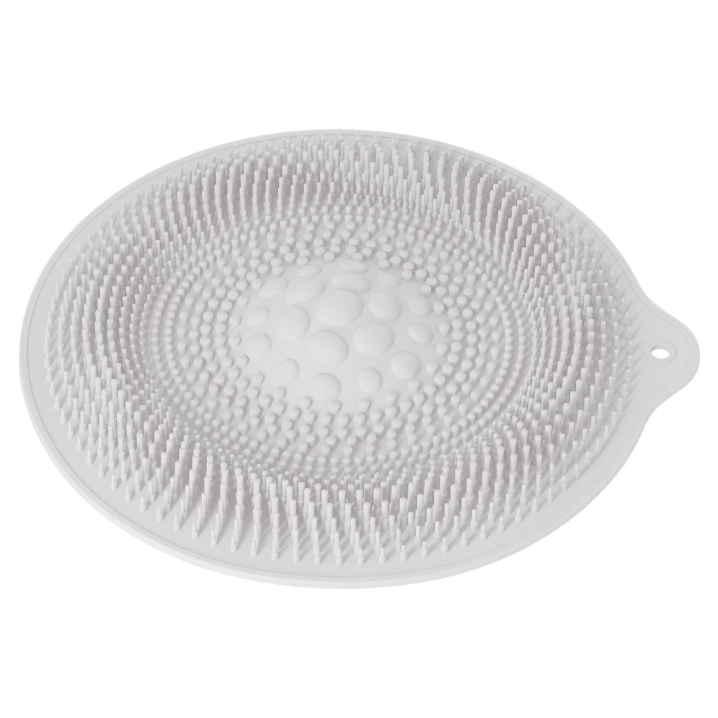 Natural Rubber Foot Bath Mat Innovative Anti Slip Shower Mat for Bathroom Foot Massager KitchenLight Gray