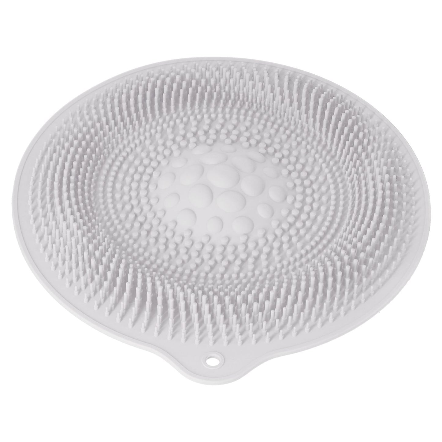Natural Rubber Foot Bath Mat Innovative Anti Slip Shower Mat for Bathroom Foot Massager KitchenLight Gray