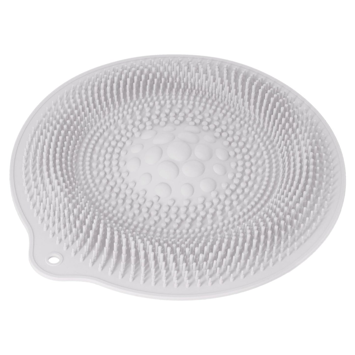 Natural Rubber Foot Bath Mat Innovative Anti Slip Shower Mat for Bathroom Foot Massager KitchenLight Gray